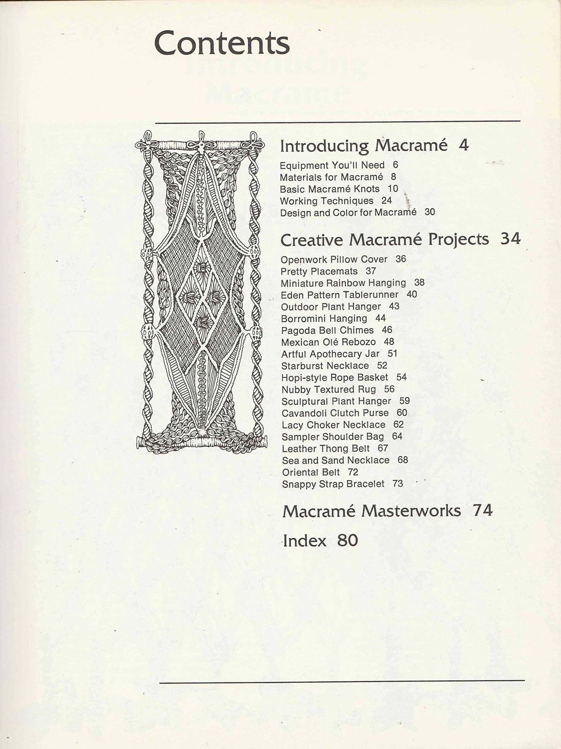 Macrame: Techniques and Projects (A Sunset Book) used book depot