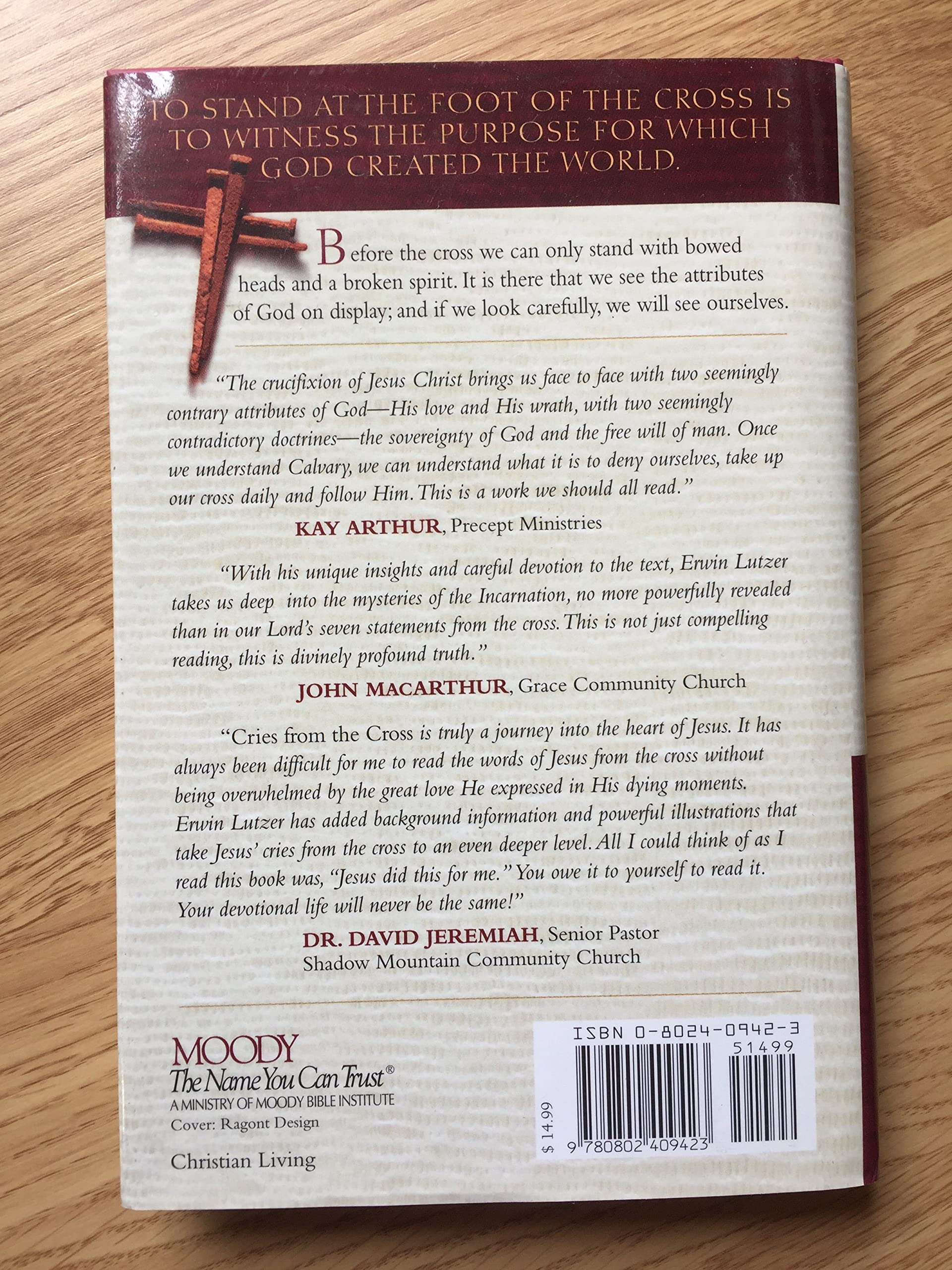 Cries from the Cross: A Journey into the Heart of Jesus used book depot
