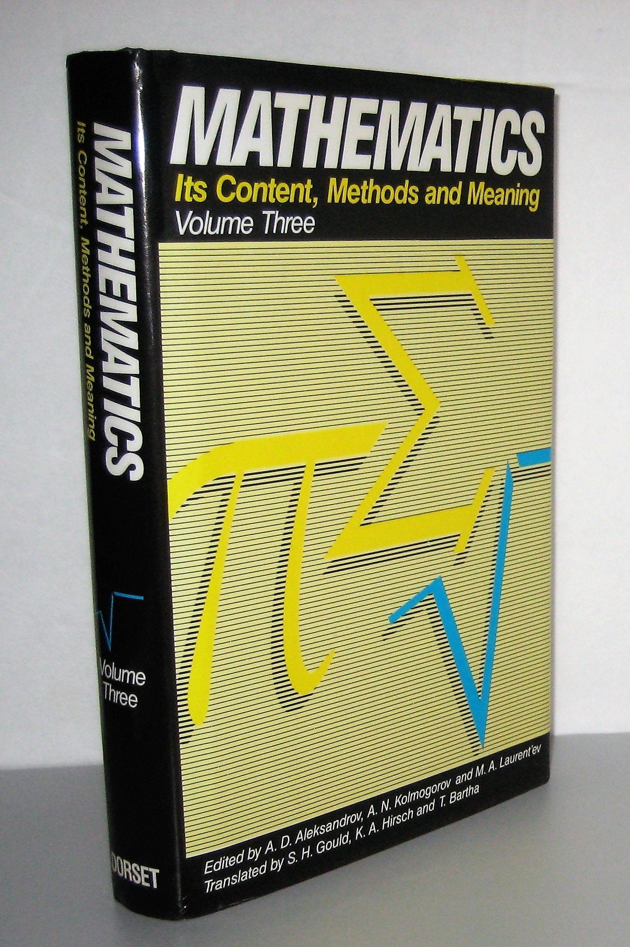 Mathematics Its Content, Methods and Meaning (Three) used book depot