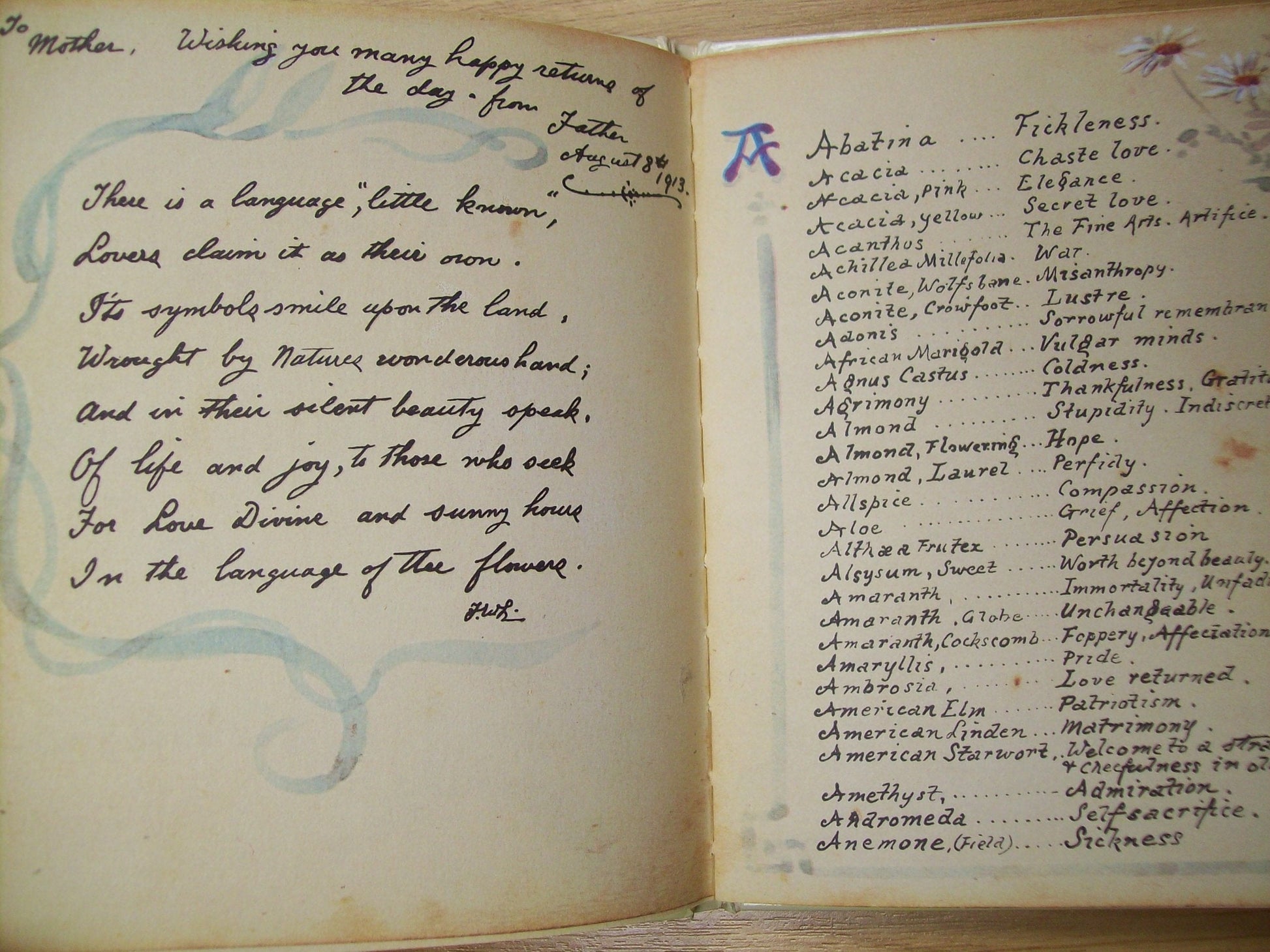The Language of Flowers used book depot