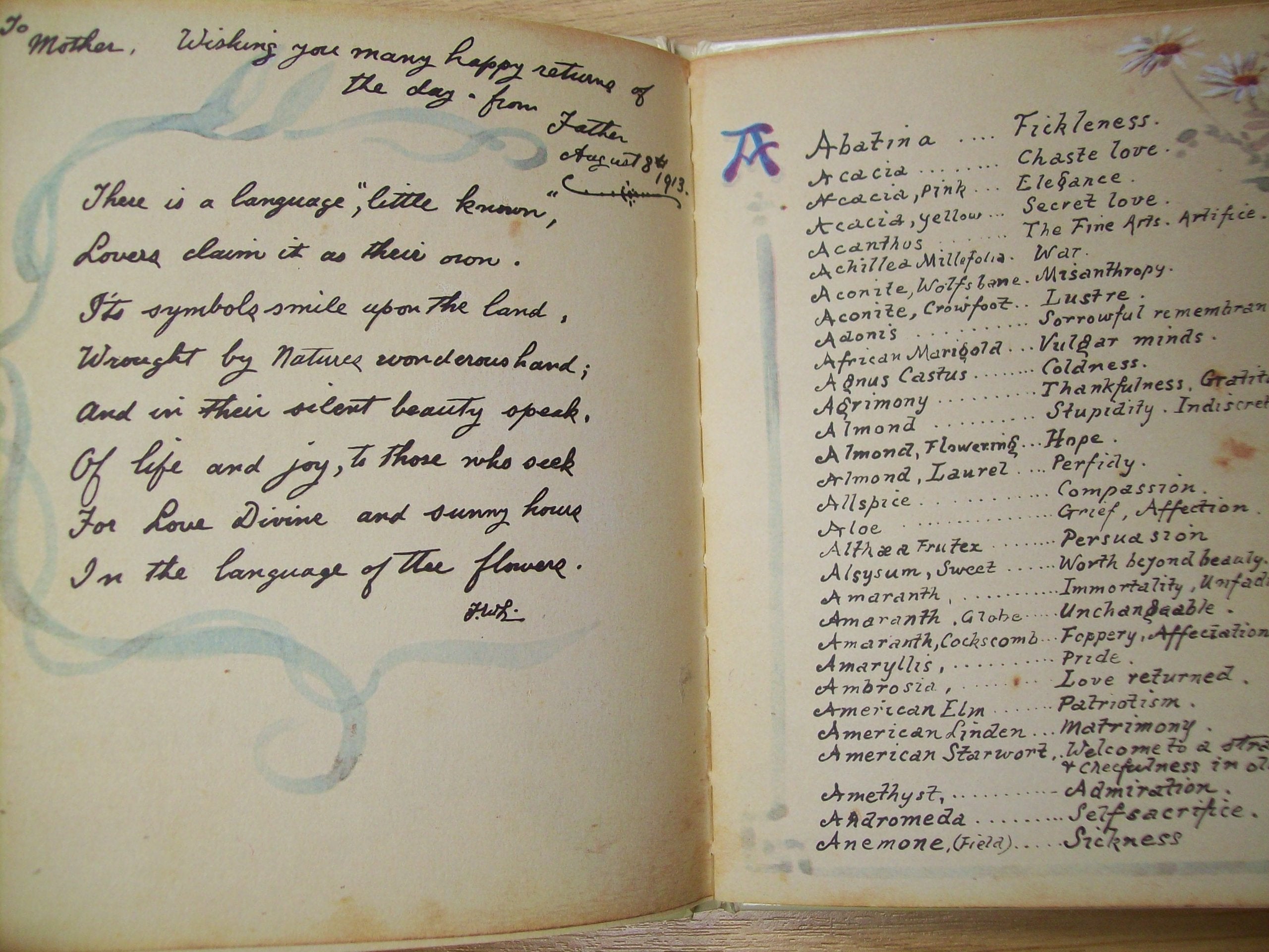 The Language of Flowers used book depot