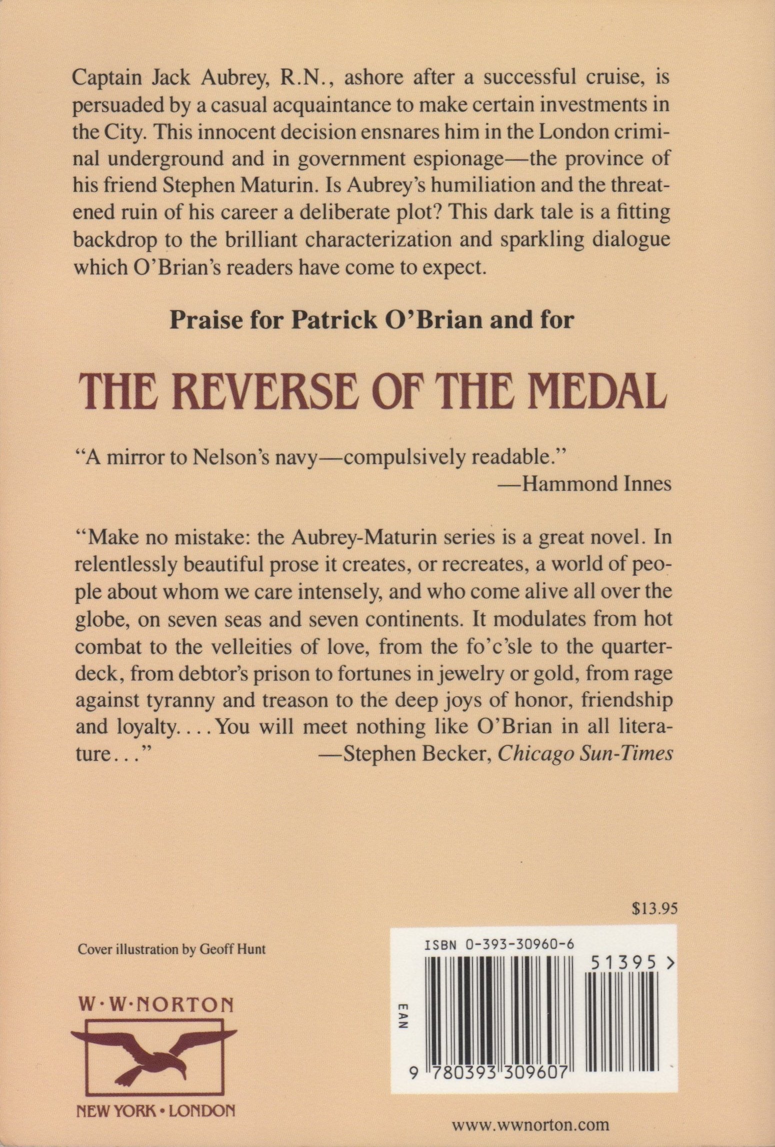 The Reverse of the Medal (Aubrey/Maturin Novels, 11) (Book 11) used book depot