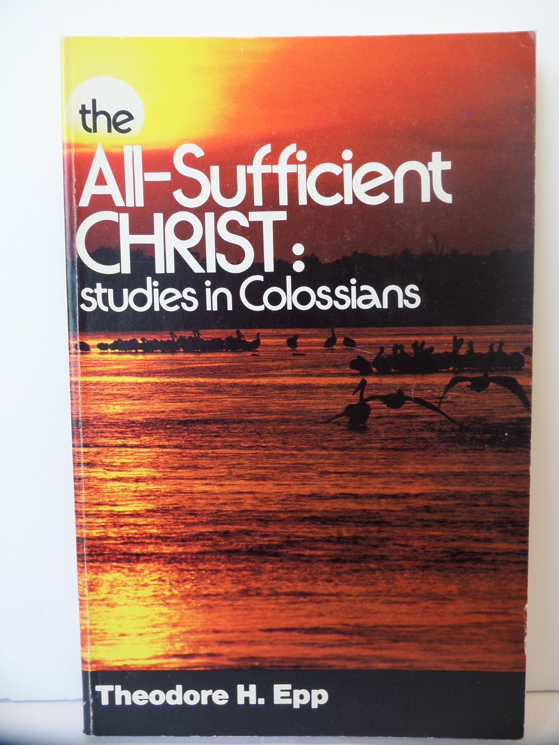 The All-Sufficient Christ: Studies in Colossians used book depot