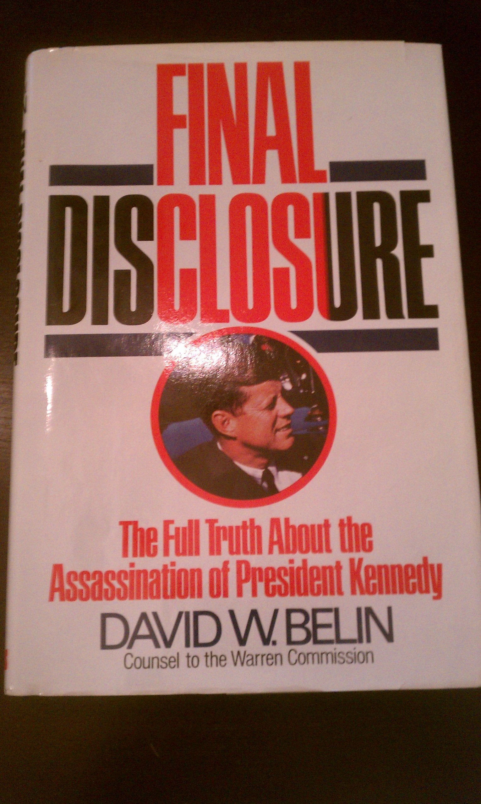 Final Disclosure: The Full Truth About the Assassination of President Kennedy used book depot