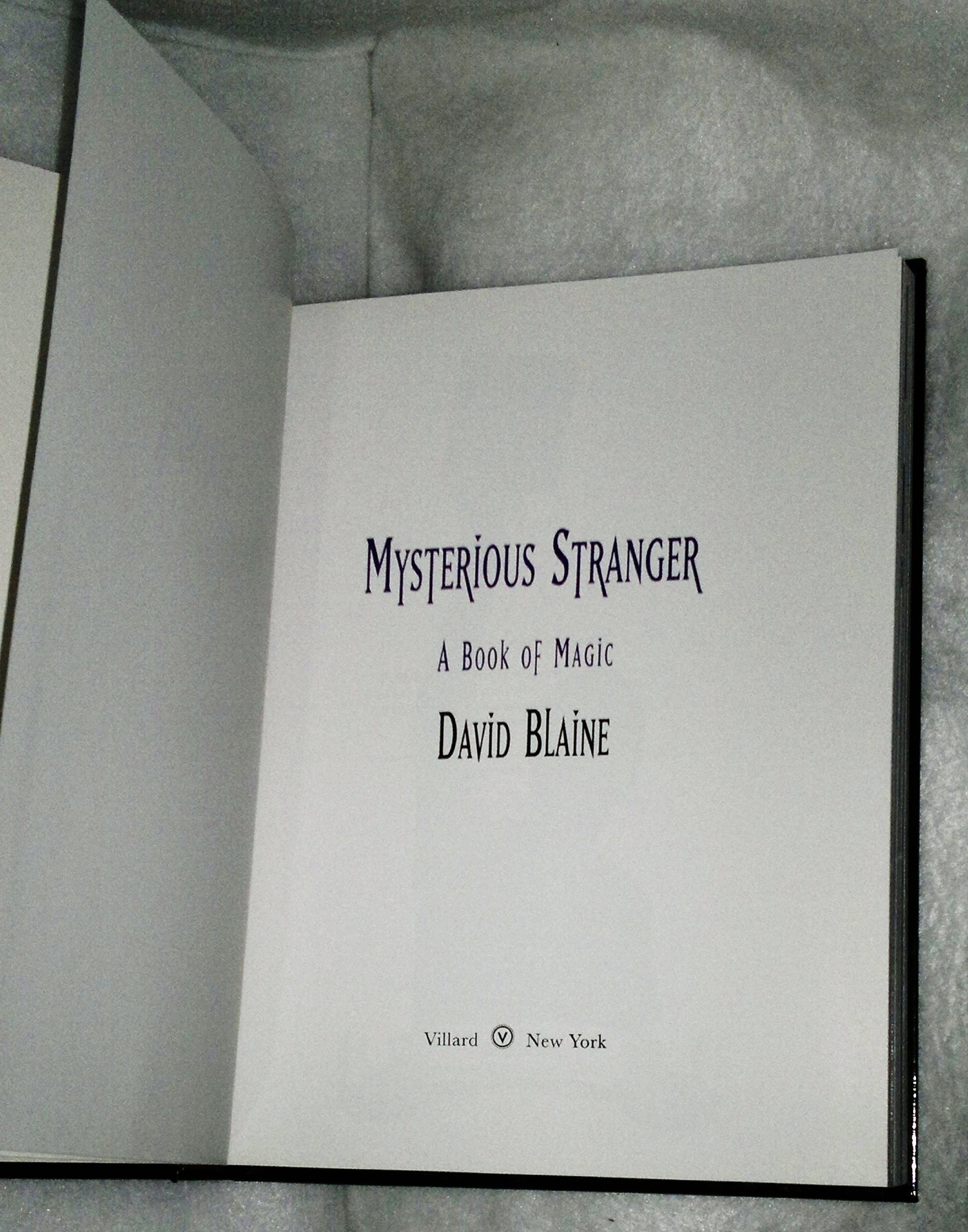 Mysterious Stranger: A Book of Magic