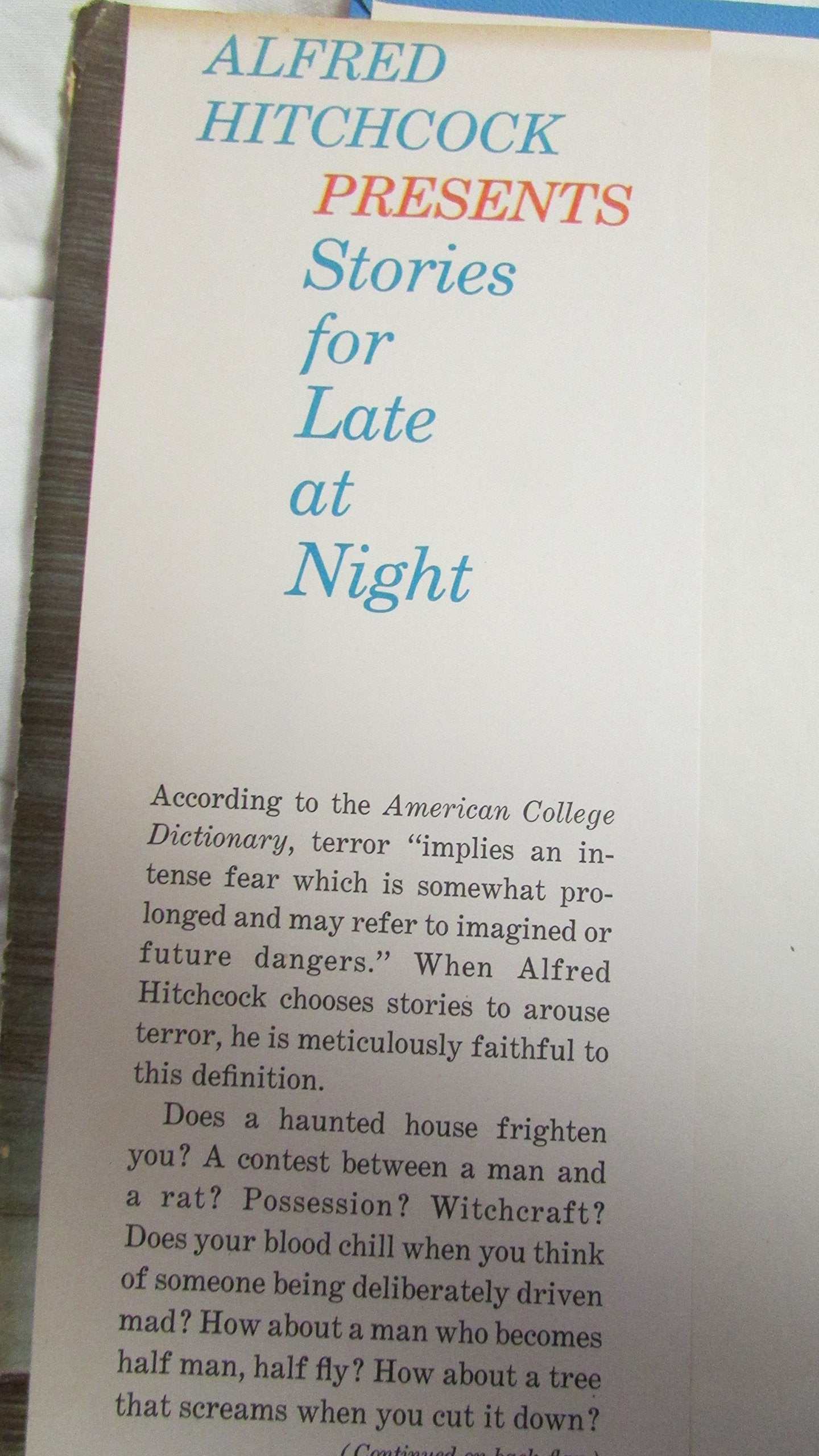 Alfred Hitchcock Presents: 12 Stories for Late at Night used book depot