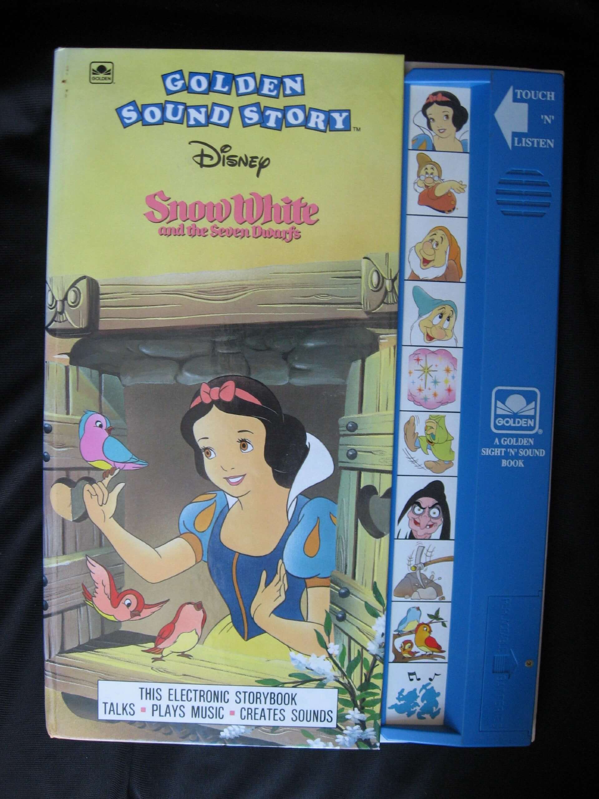 Snow White and the Seven Dwarfs (A Golden Sight and Sound Book) used book depot