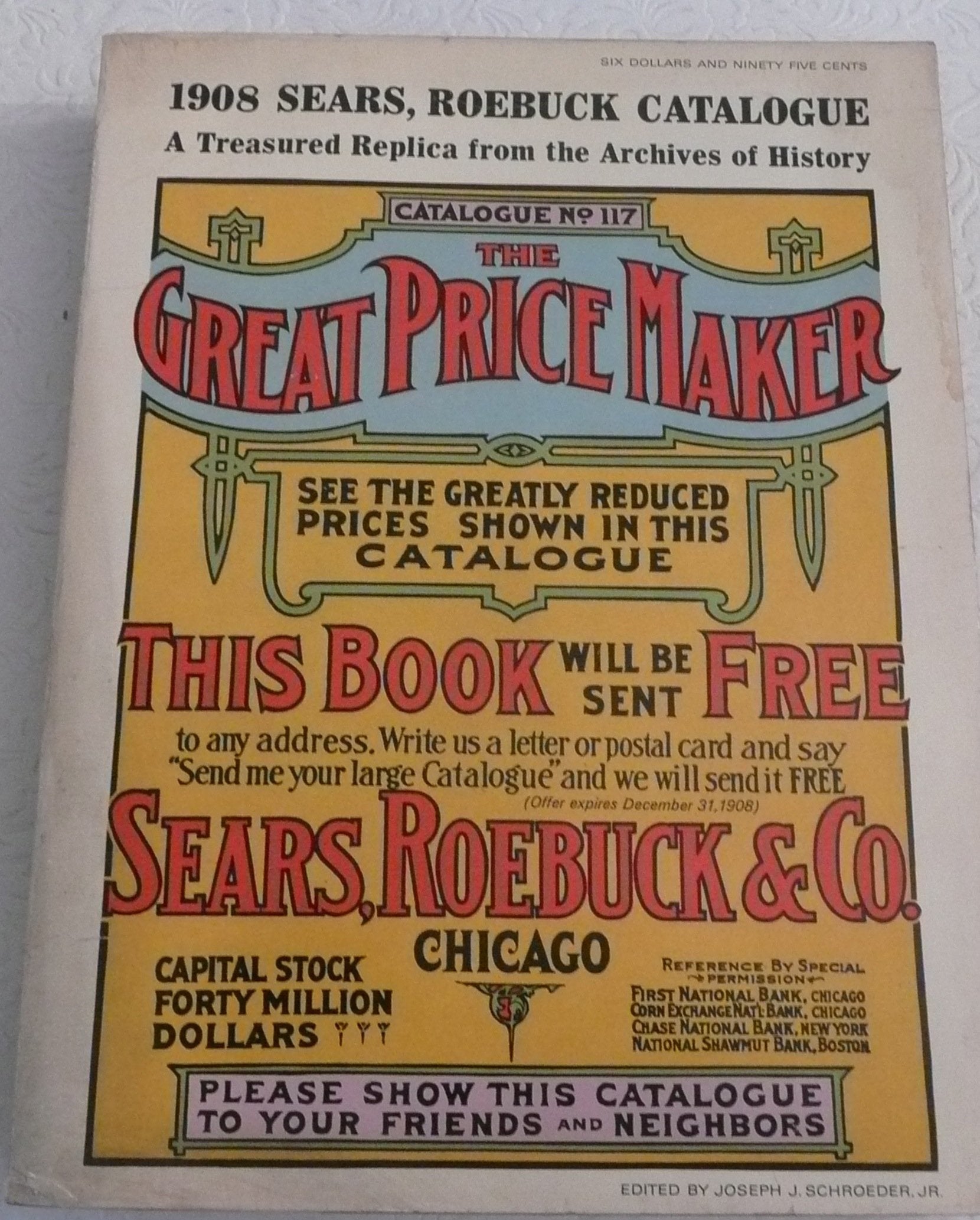 1908 Sears, Roebuck Catalogue: A Treasured Replica from the Archives of History used book depot