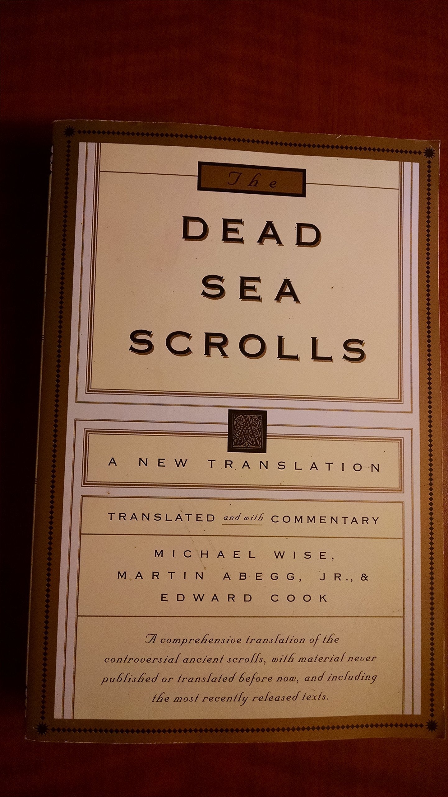The Dead Sea Scrolls: A New Translation used book depot