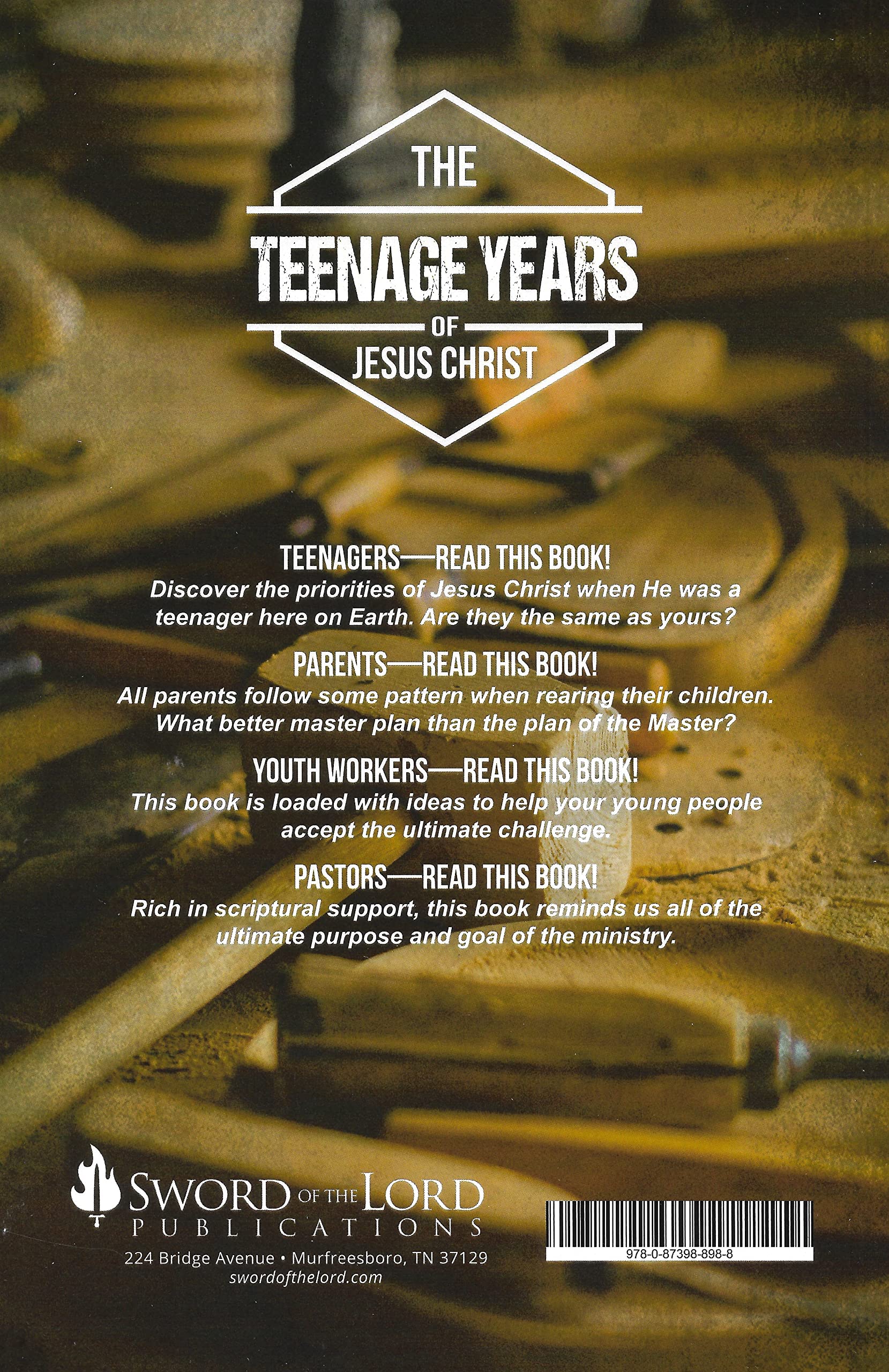 The Teenage Years of Jesus Christ used book depot