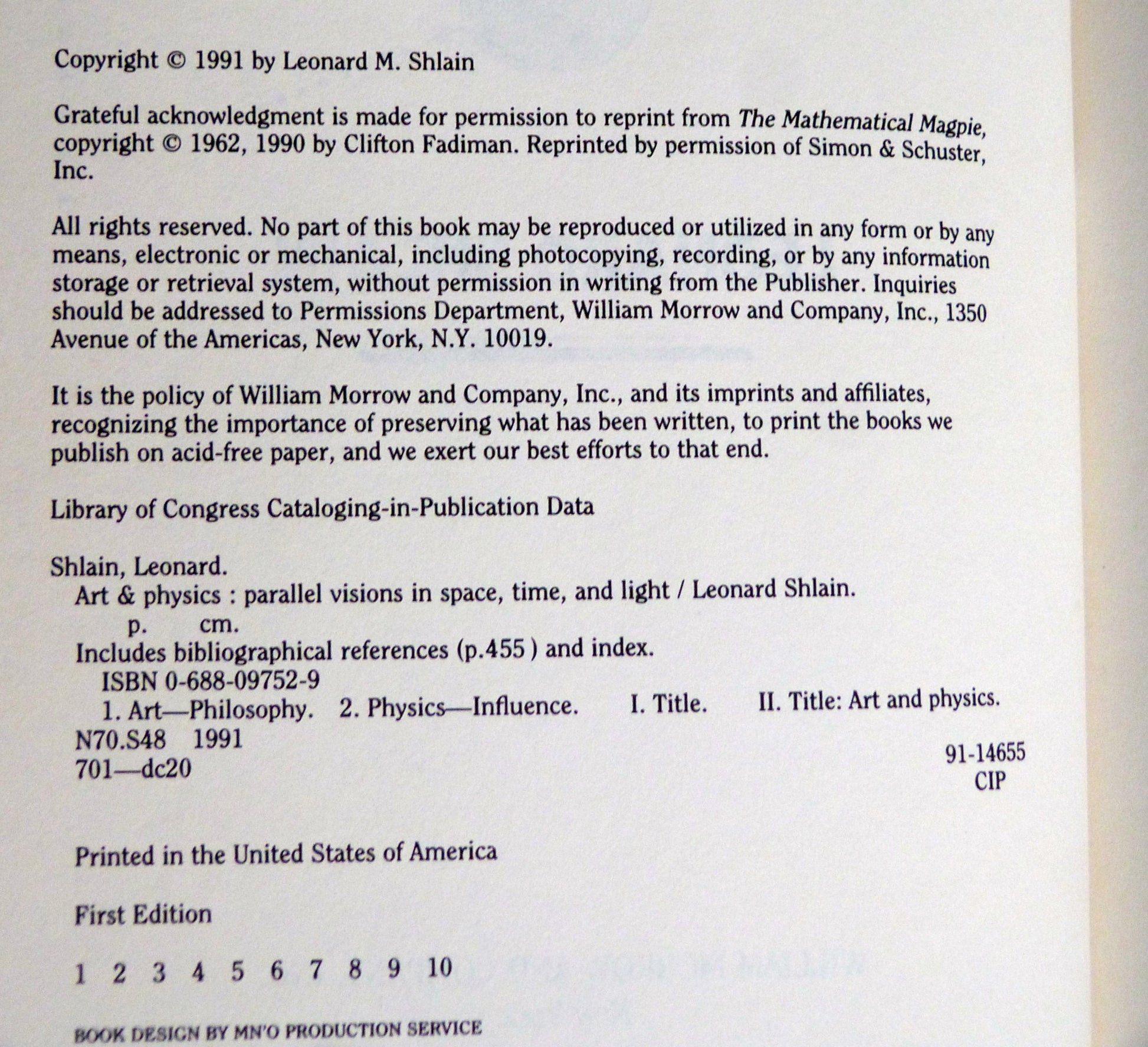 Art and Physics: Parallel Visions in Space, Time, and Light used book depot