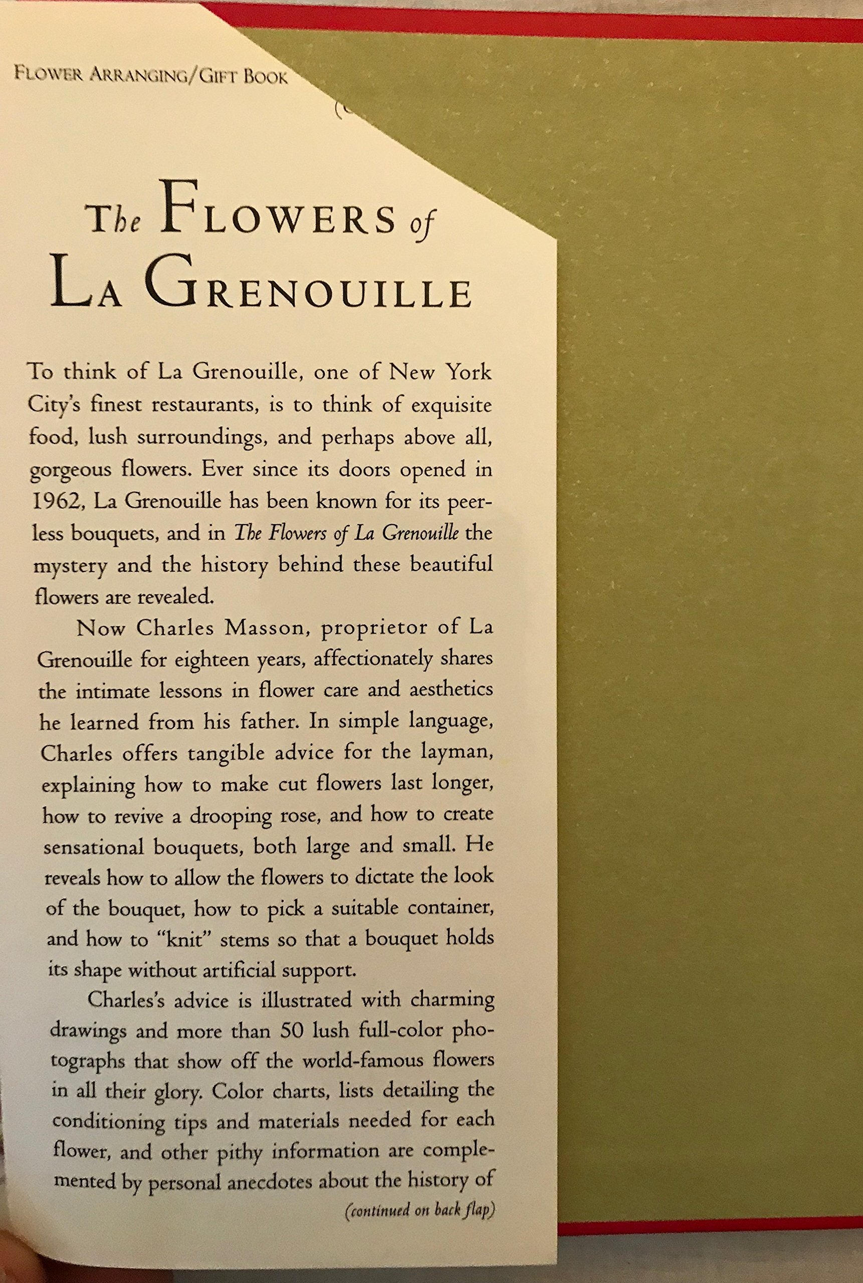 The Flowers of La Grenouille used book depot