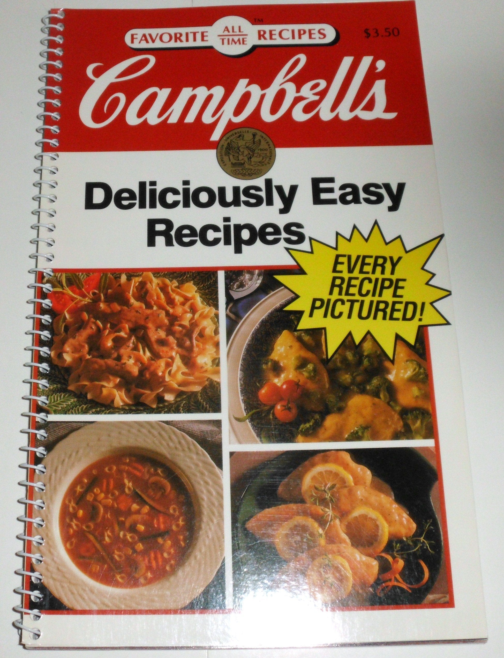 Campbell's Deliciously Easy Recipes (Favorite All-Time Recipes) used book depot