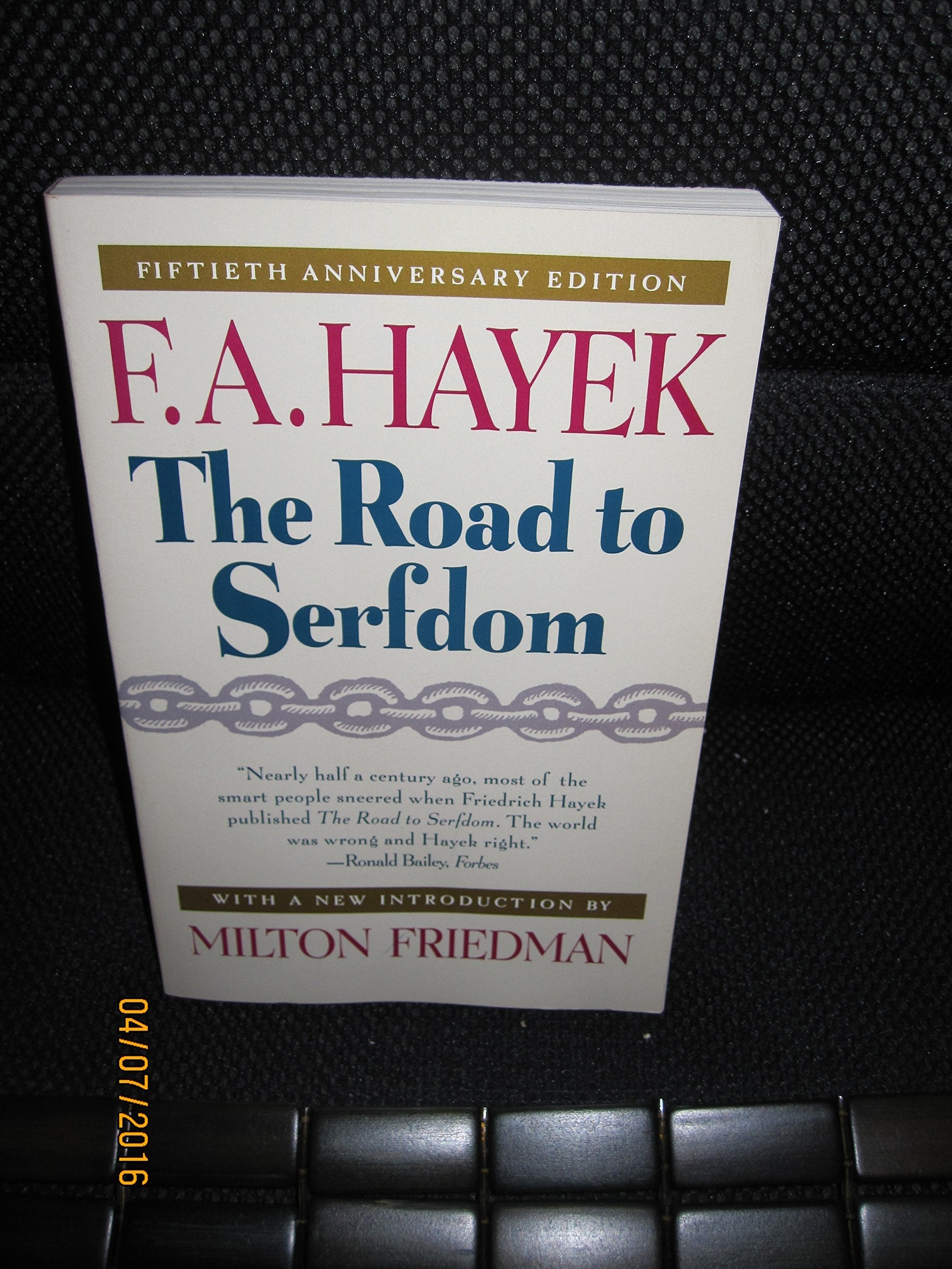The Road to Serfdom: Fiftieth Anniversary Edition used book depot