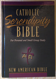 Catholic Serendiptiy Bible for Personal and Small Group Study [NAB - New American Bible] used book depot