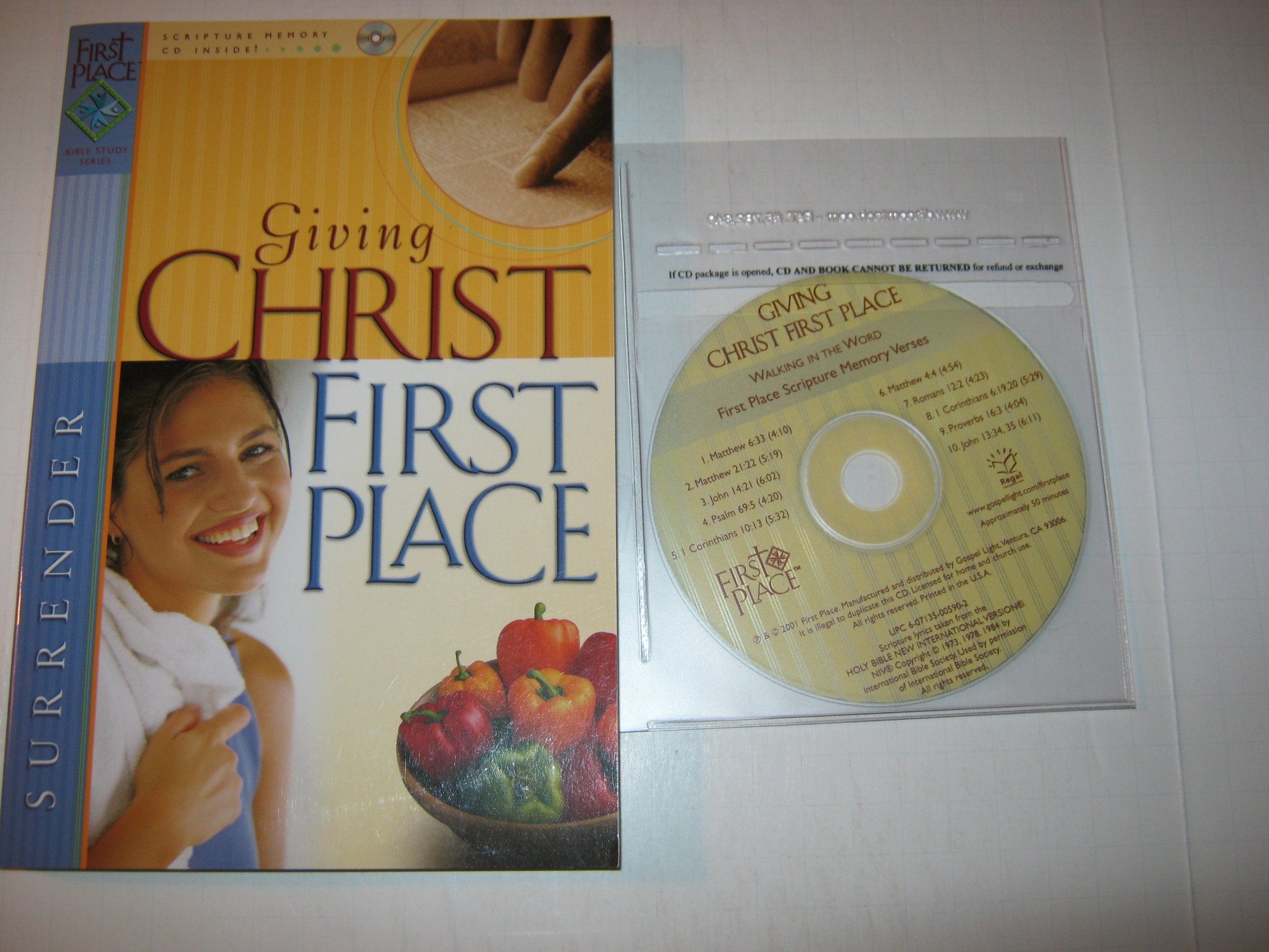 Giving Christ First Place used book depot
