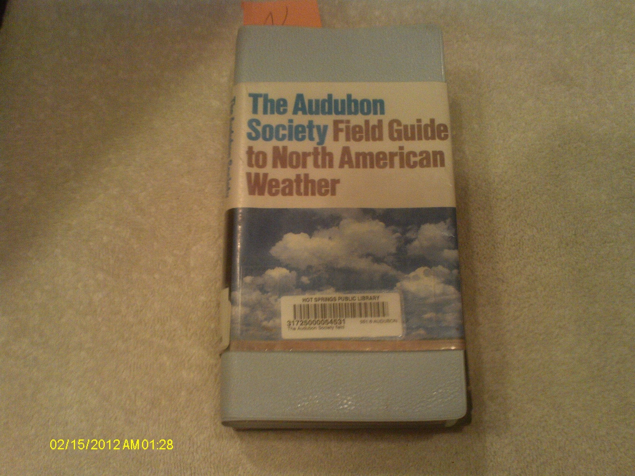 National Audubon Society Field Guide to North American Weather used book depot