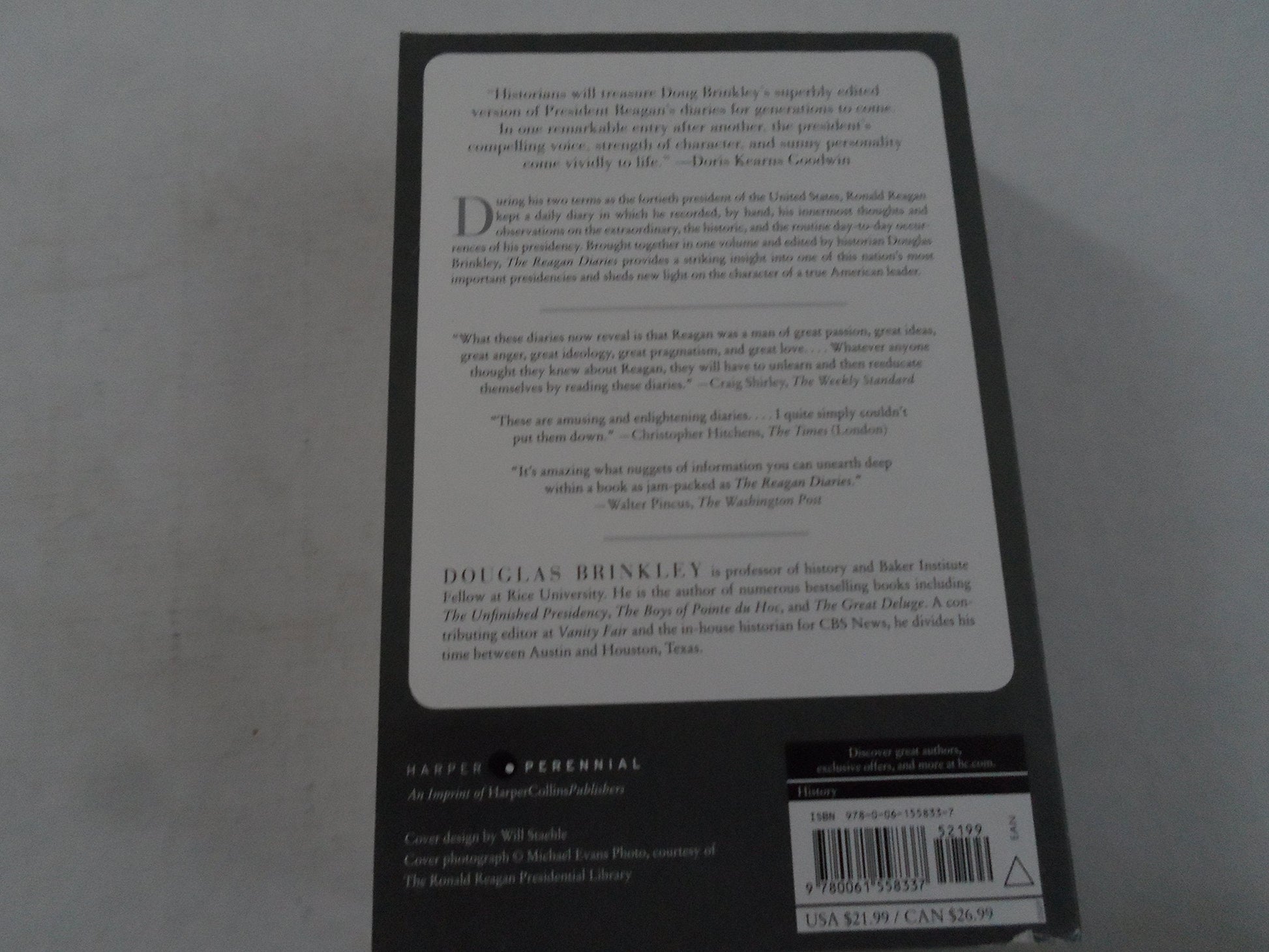 The Reagan Diaries used book depot