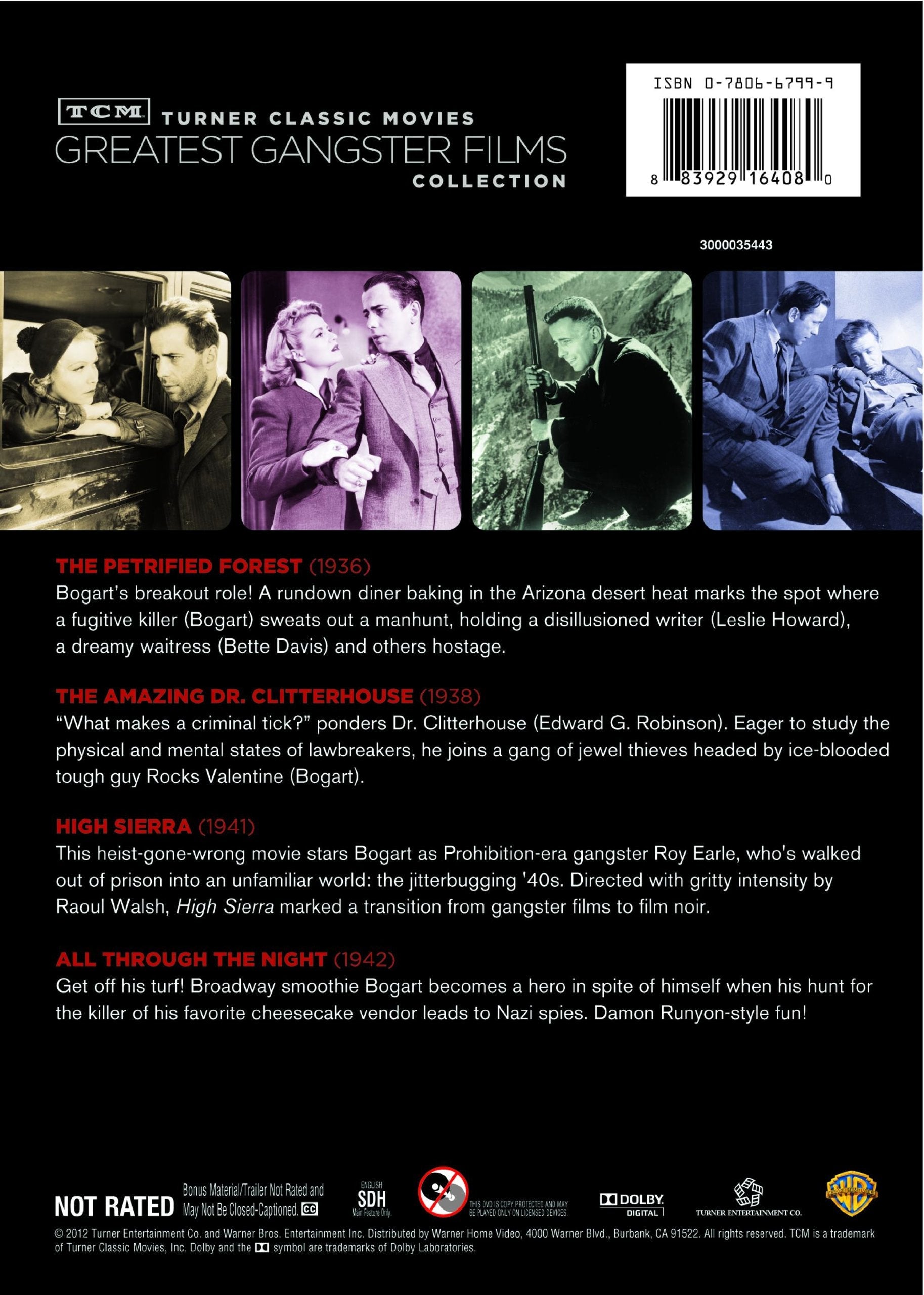 TCM Greatest Classic: Gangsters - Humphrey Bogart used book depot