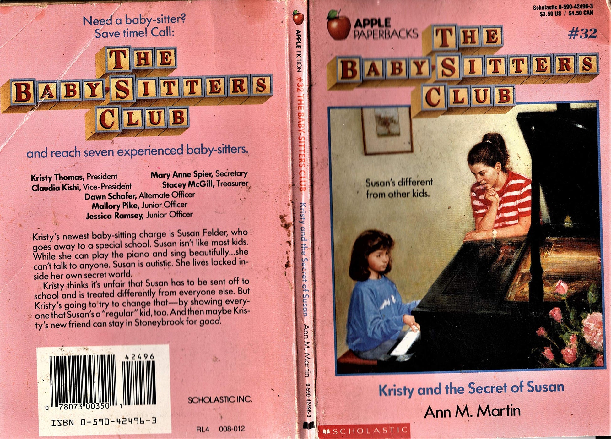 Kristy and the Secret of Susan (Baby-Sitters Club, 32) used book depot