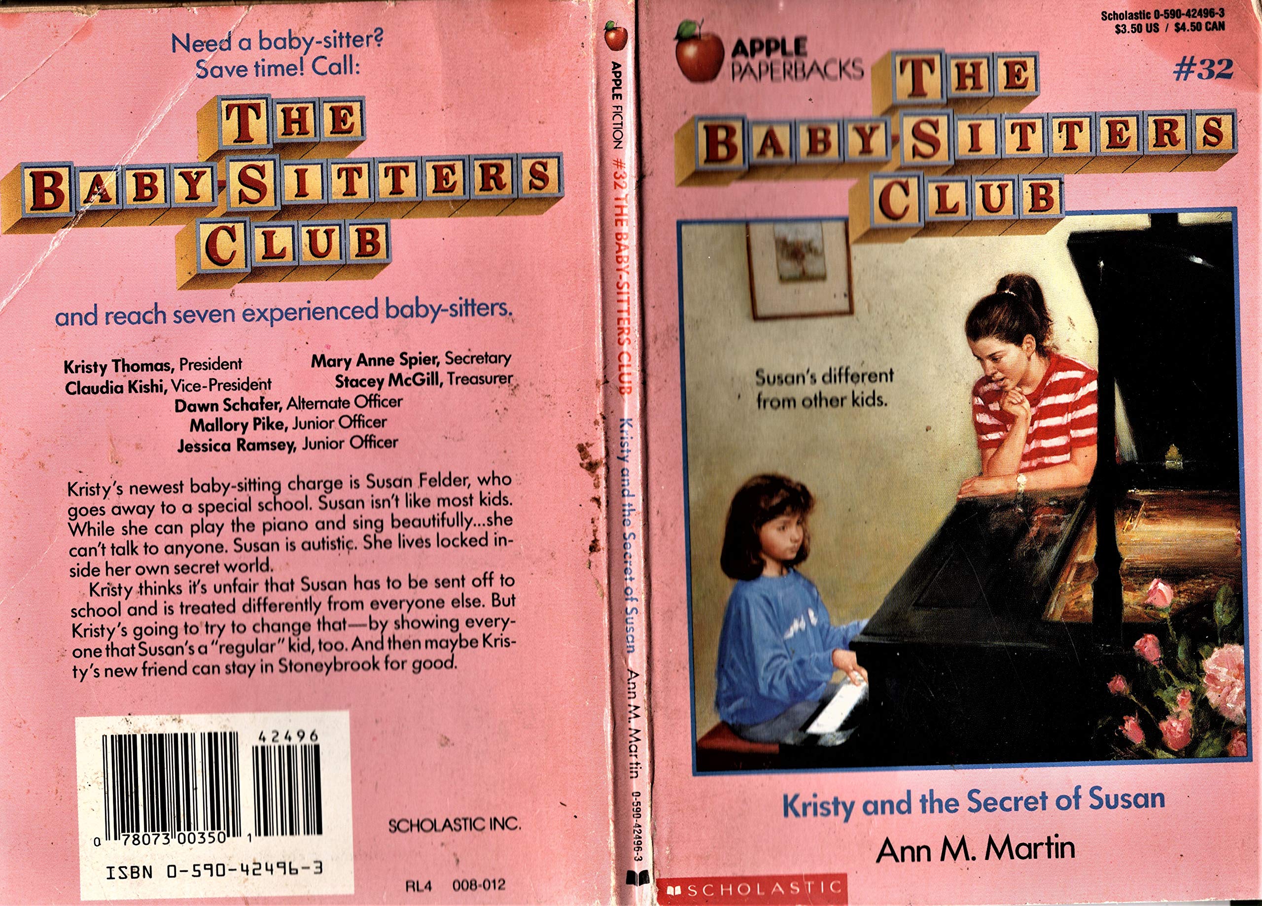 Kristy and the Secret of Susan (Baby-Sitters Club, 32) used book depot