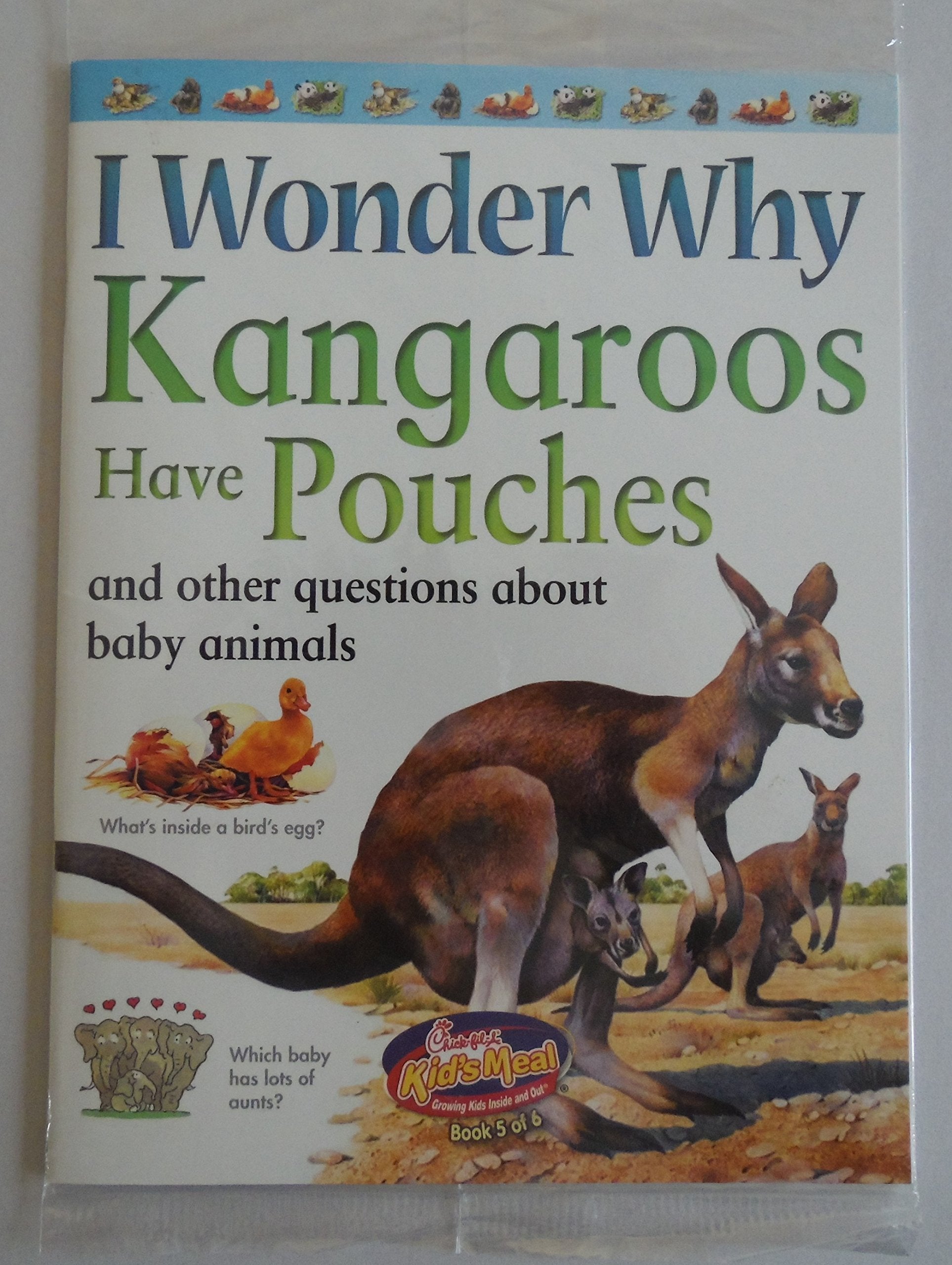 Chick-Fil-A - I Wonder Why - Kangaroos Have Pouches used book depot