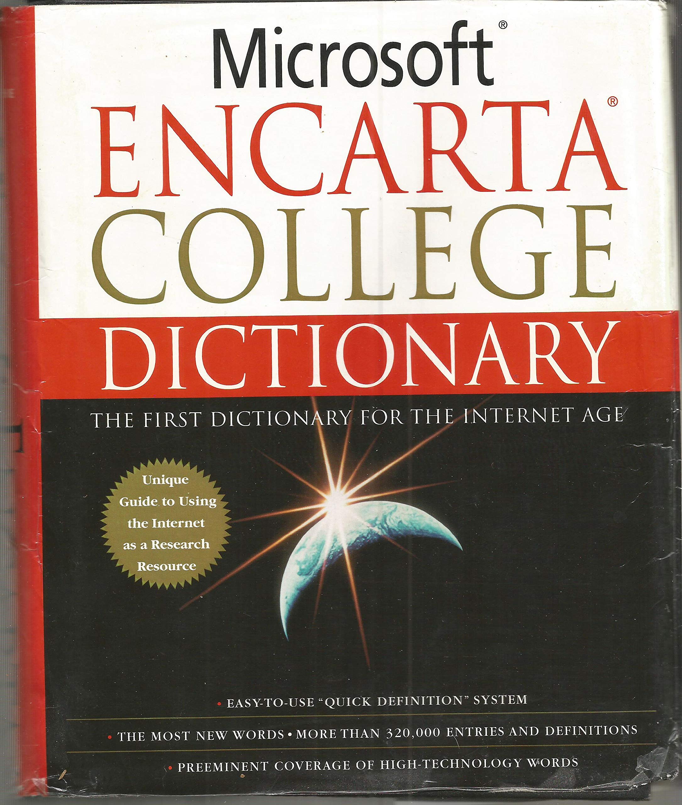 Microsoft Encarta College Dictionary: The First Dictionary For The Internet Age used book depot