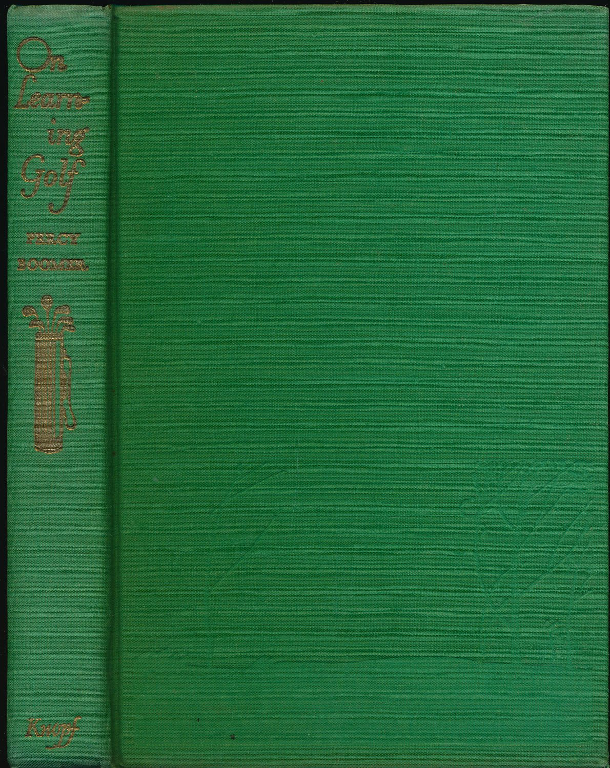 On Learning Golf: A Valuable Guide to Better Golf used book depot