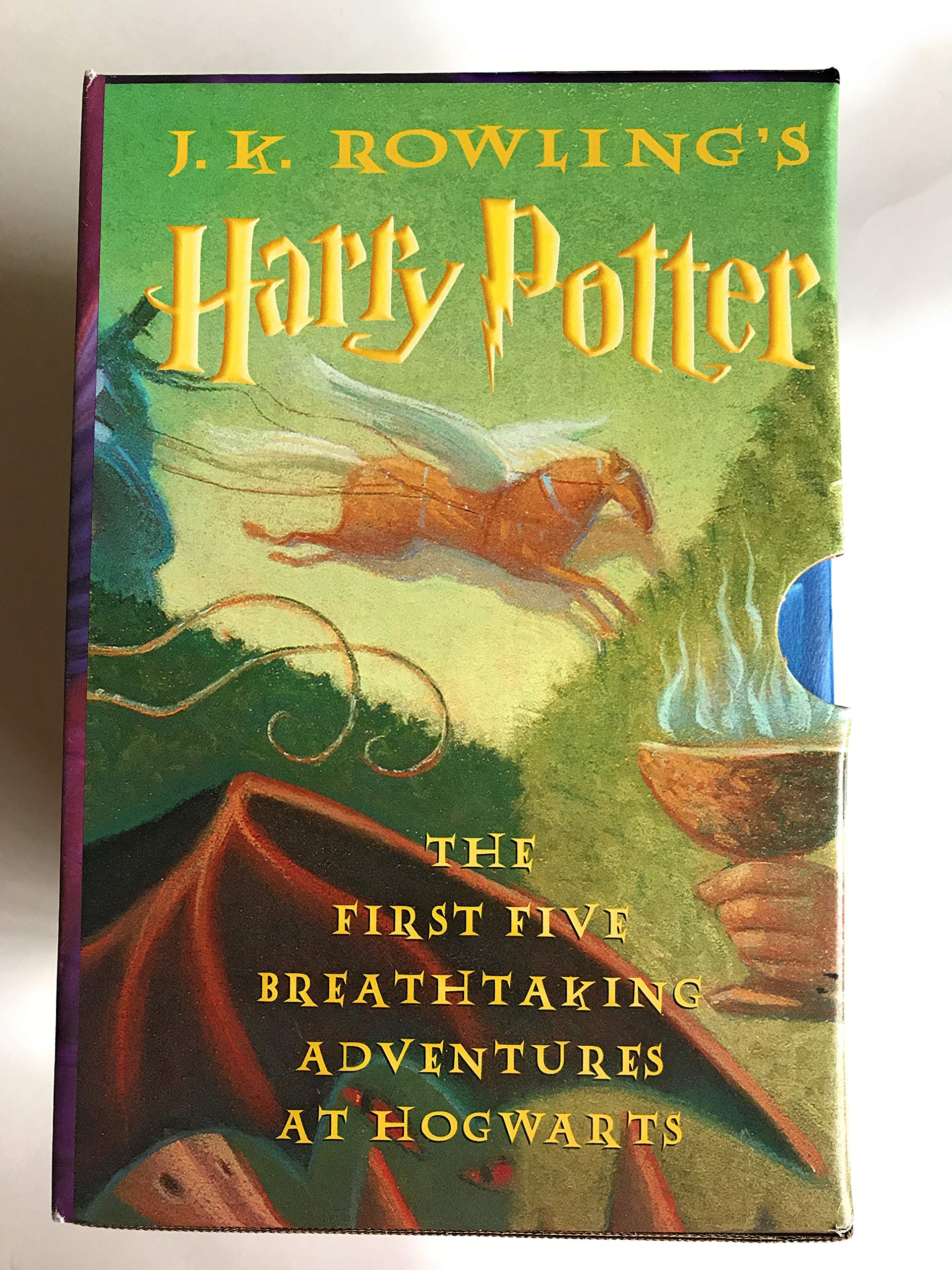 Harry Potter Hardcover Box Set (Books 1-5) used book depot
