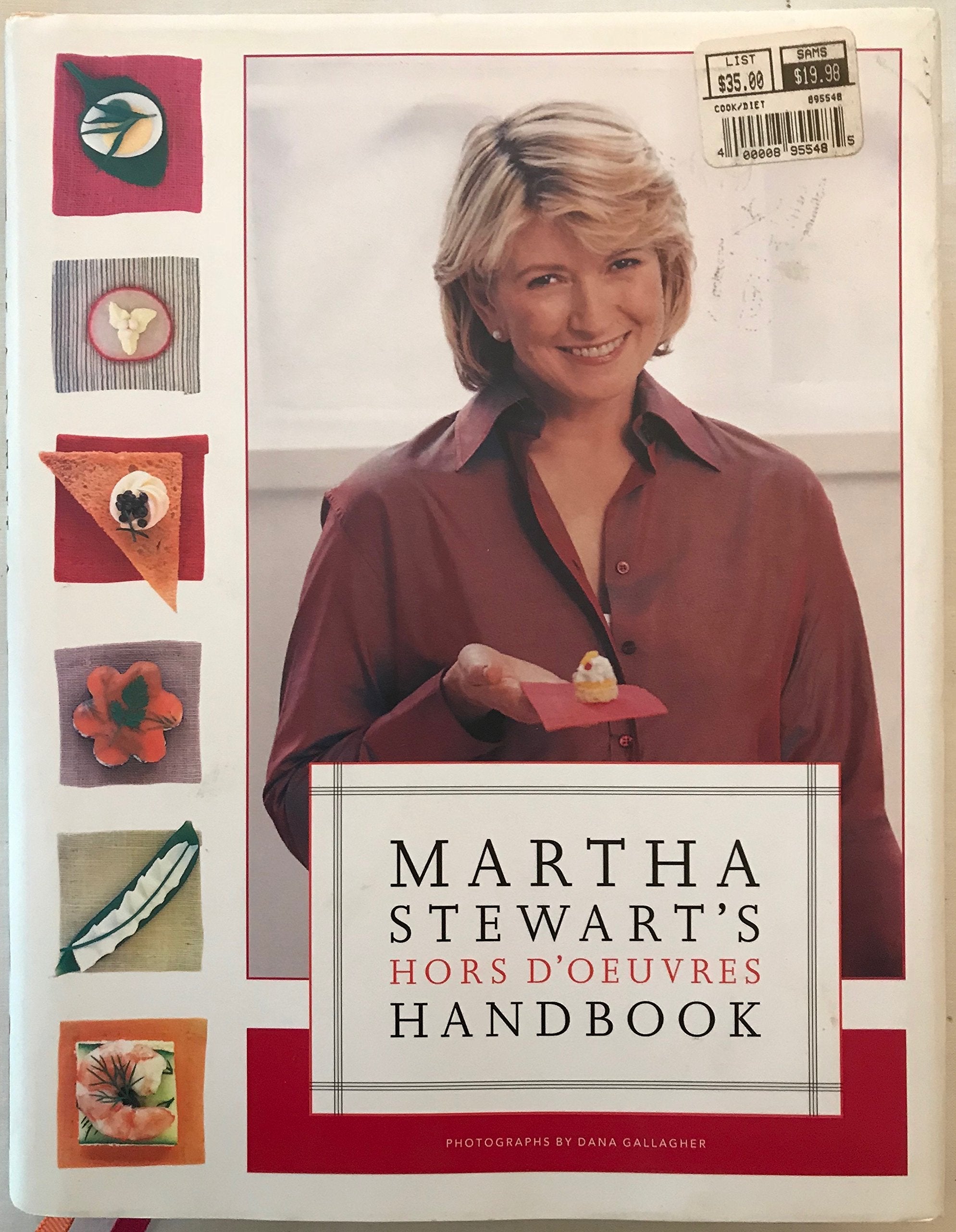 Martha Stewart's Hors d'Oeuvres Handbook used book depot