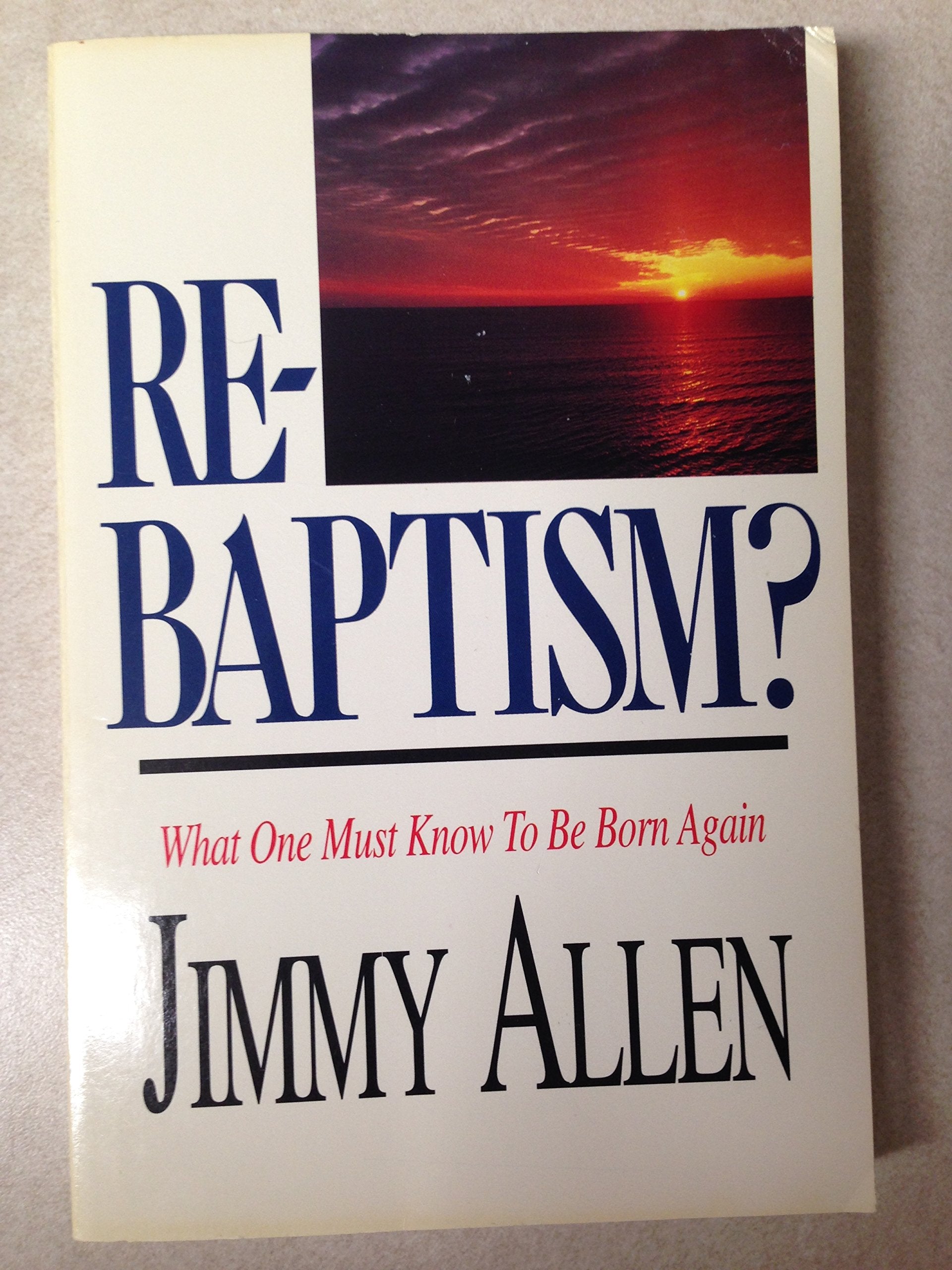 Rebaptism used book depot