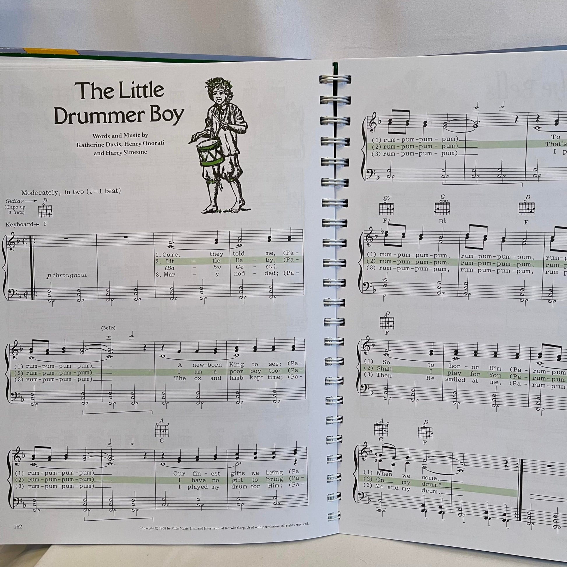 Merry Christmas Songbook used book depot