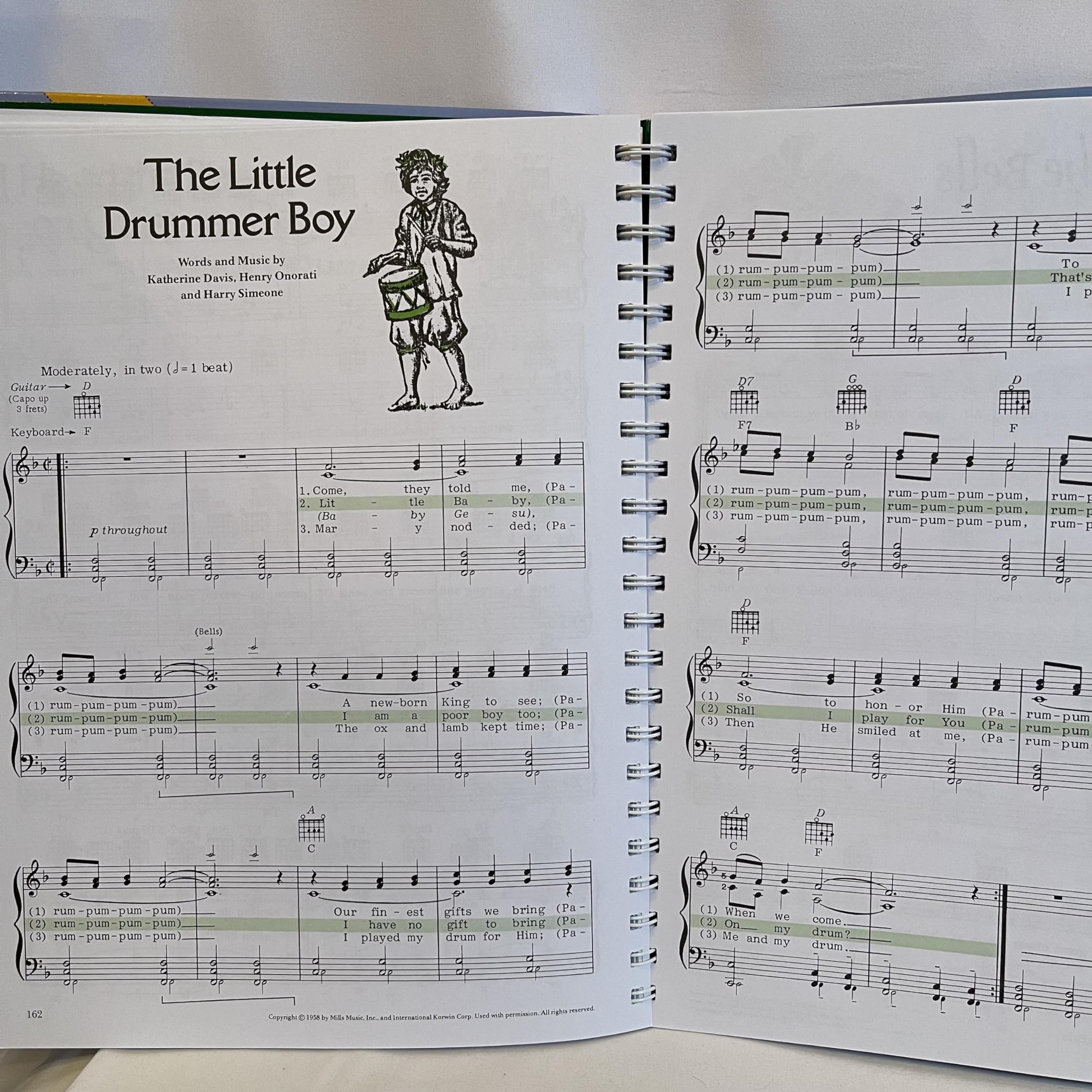 Merry Christmas Songbook used book depot