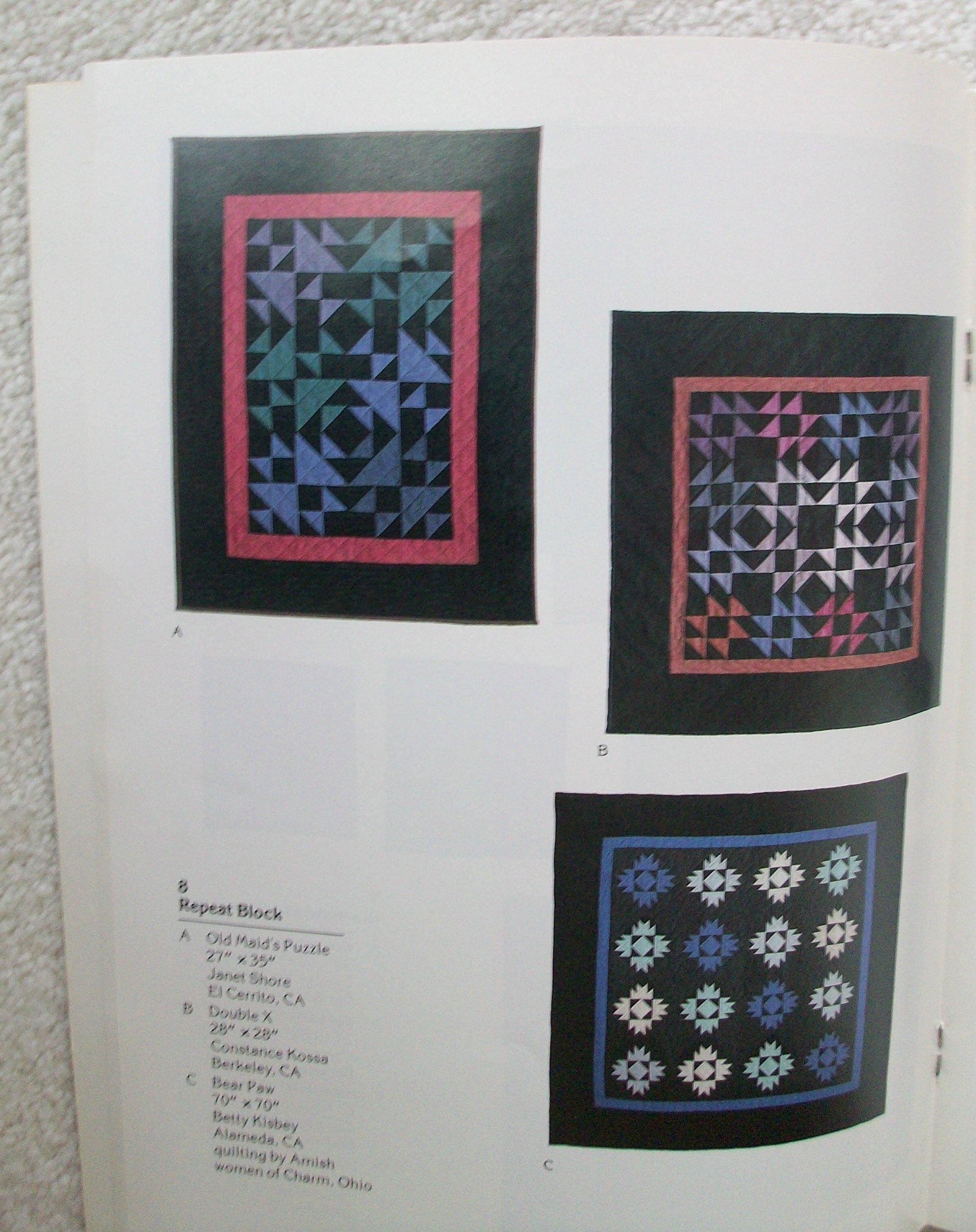 Amish Adventure: A Workbook for Color in Quilts used book depot
