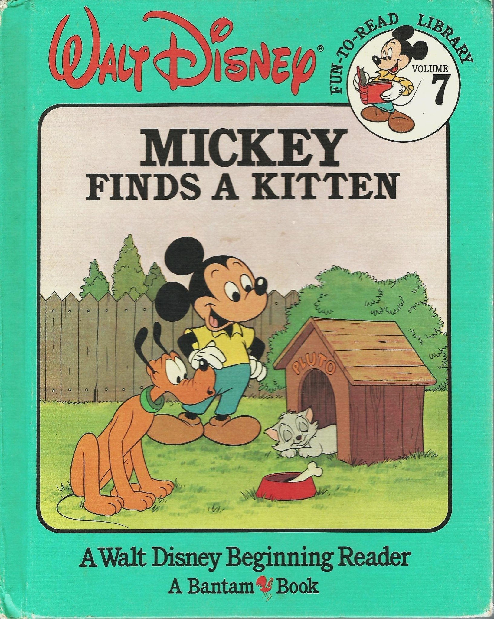 Mickey Finds a Kitten (Walt Disney Fun-To-Read Library, Volume 7) used book depot