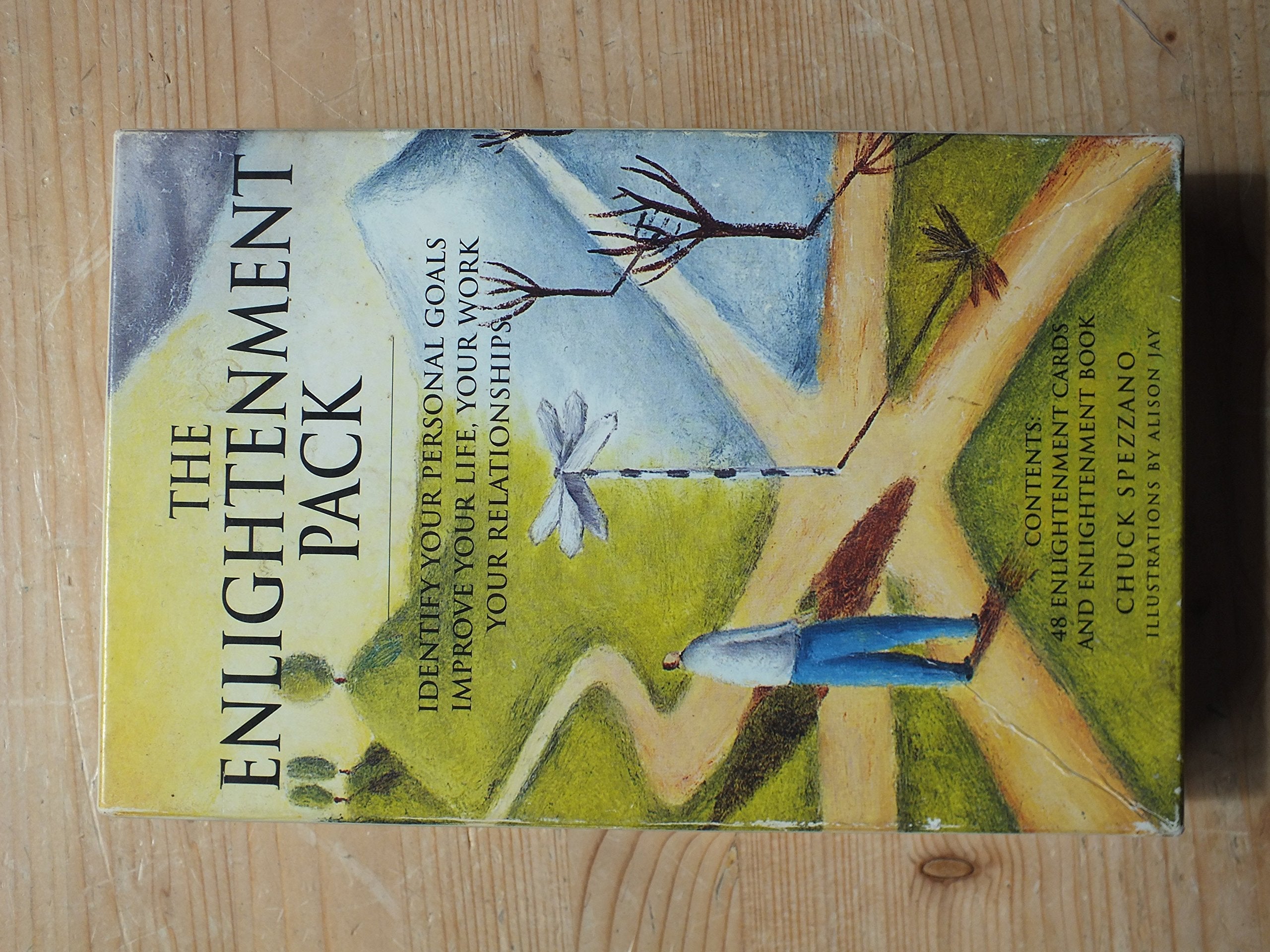 The Enlightenment Pack: Identify Your Personal Goals, Improve Your Life, Your Work, Your Relationships/Includes Book and 48 Cards used book depot