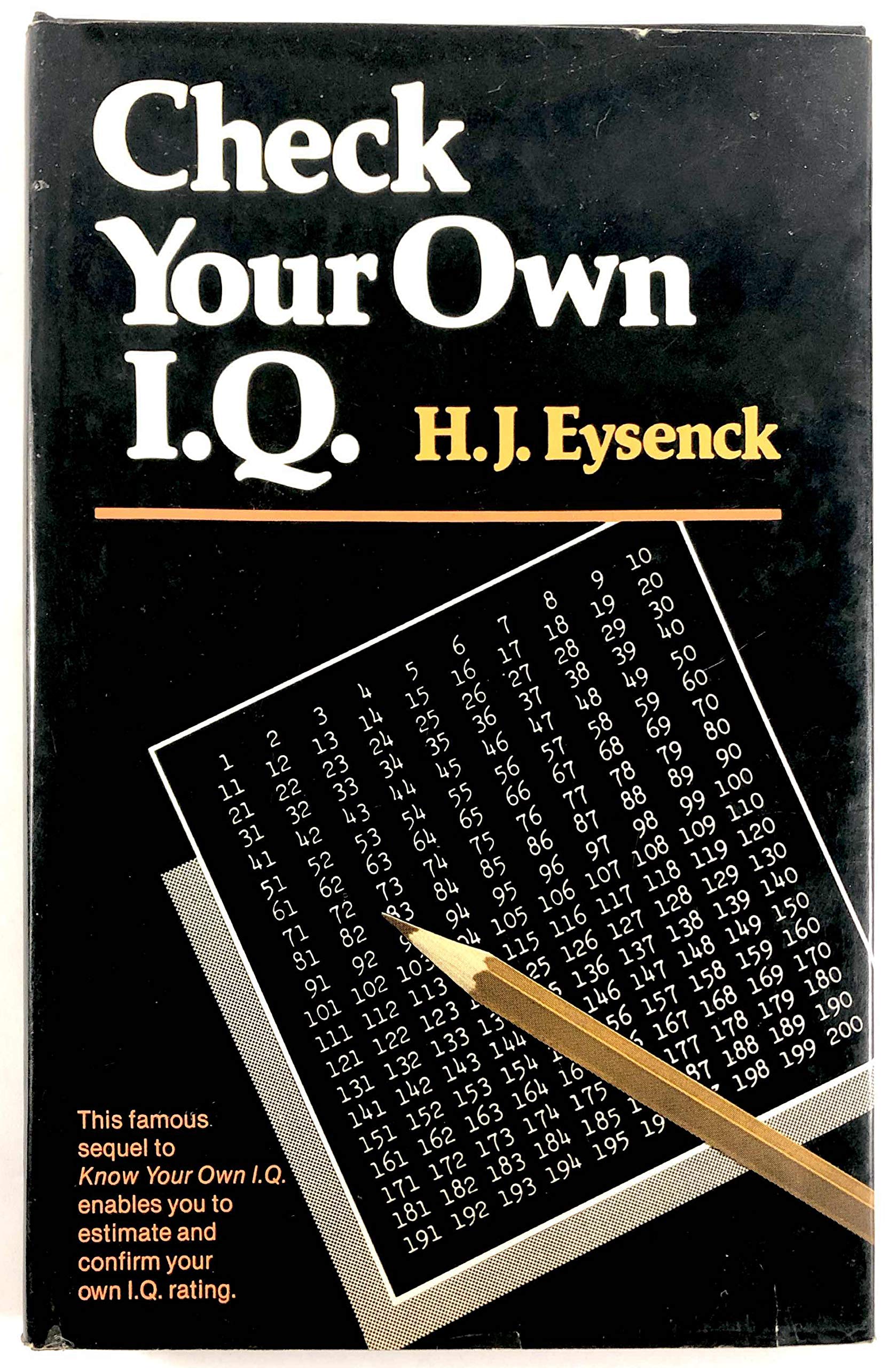 Check Your Own IQ used book depot