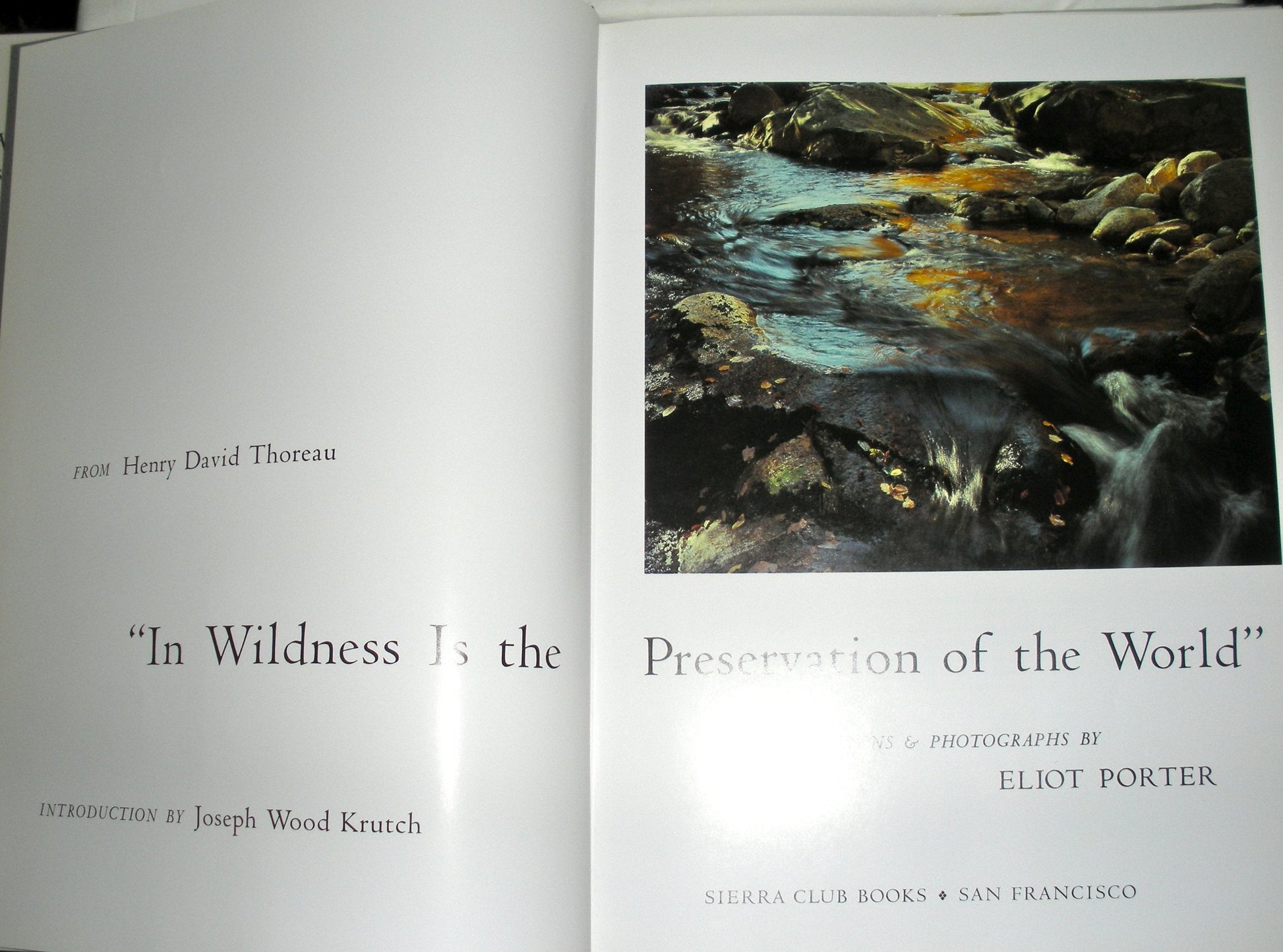 In Wildness is the Preservation of the World used book depot
