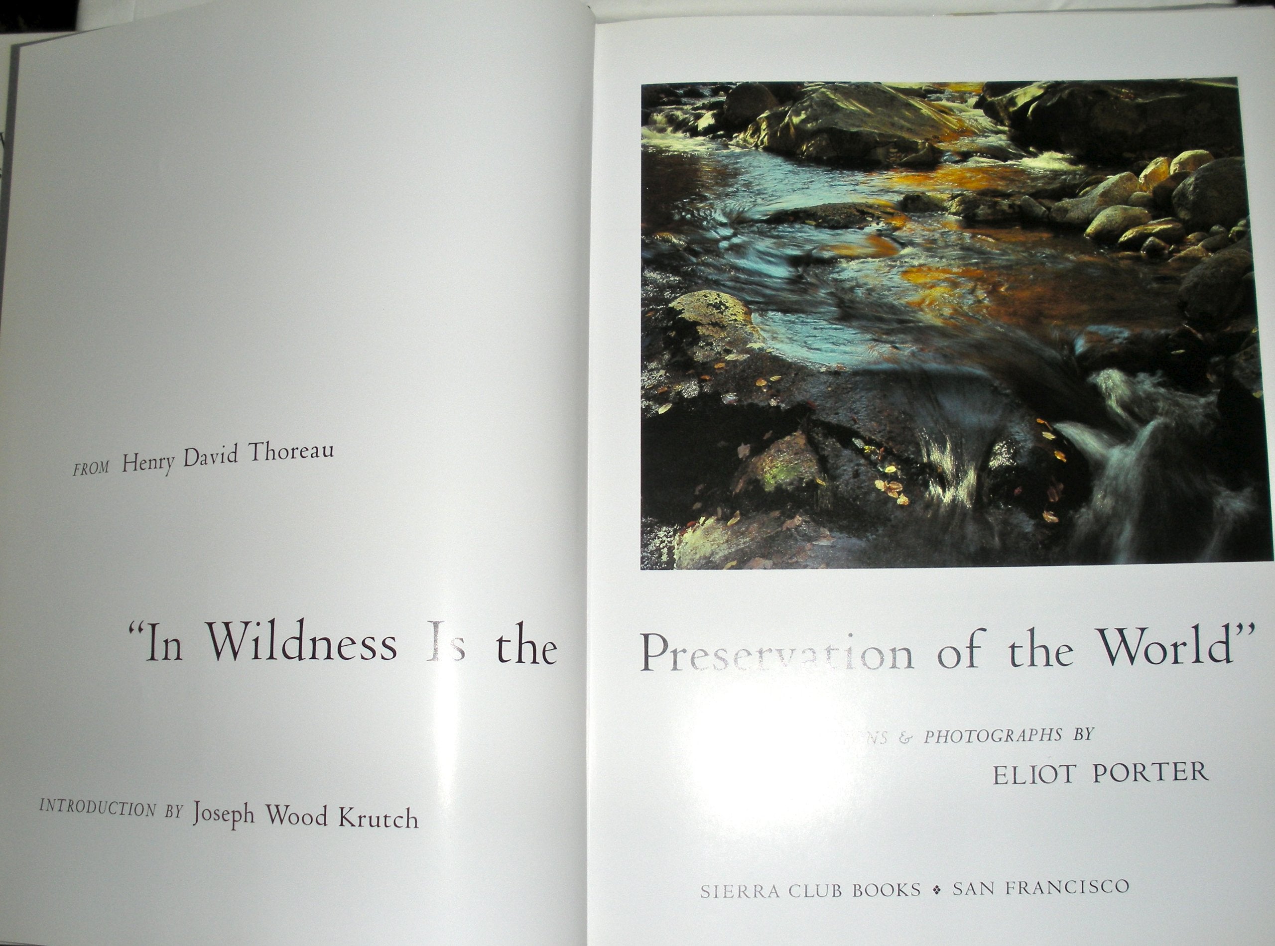 In Wildness is the Preservation of the World used book depot