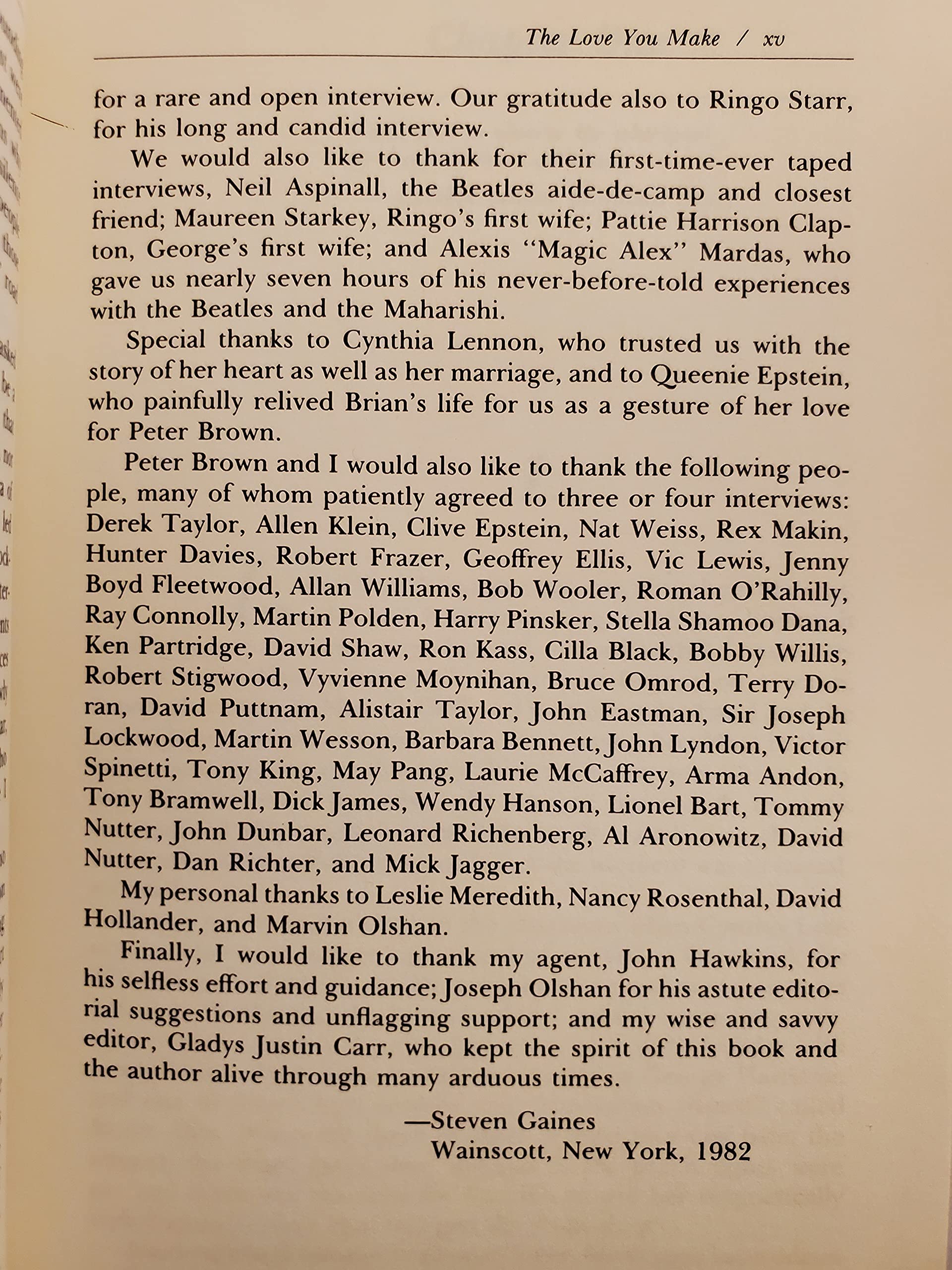 The Love You Make: An Insider's Story of the Beatles used book depot