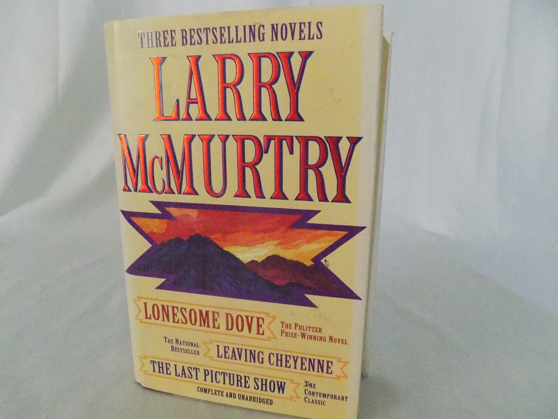 Larry McMurtry: Three Complete Novels (Lonesome Dove, Leaving Cheyenne, The Last Picture Show) used book depot