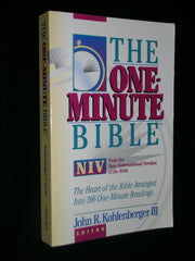 The One-Minute Bible: New International Version used book depot