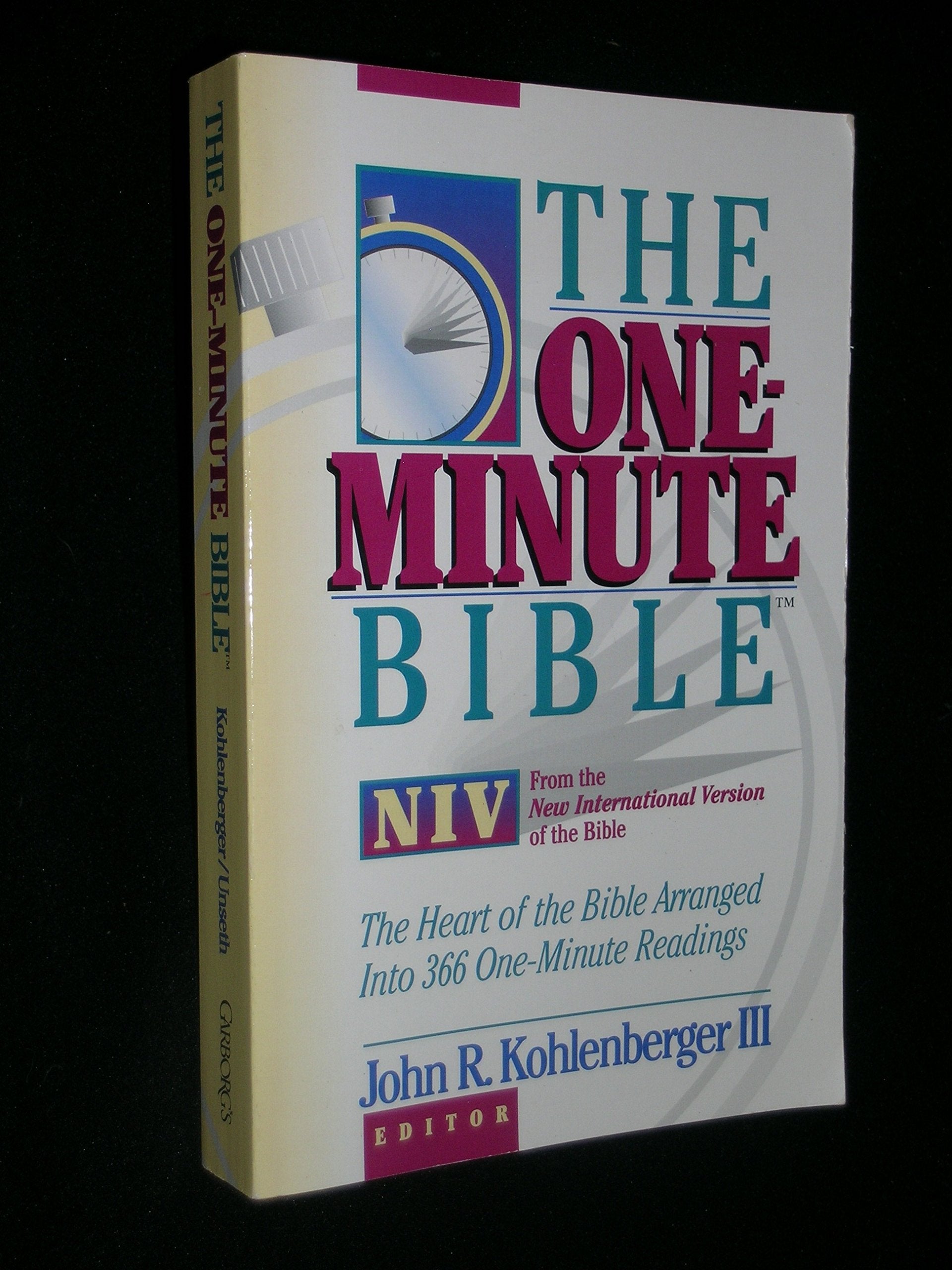 The One-Minute Bible: New International Version used book depot