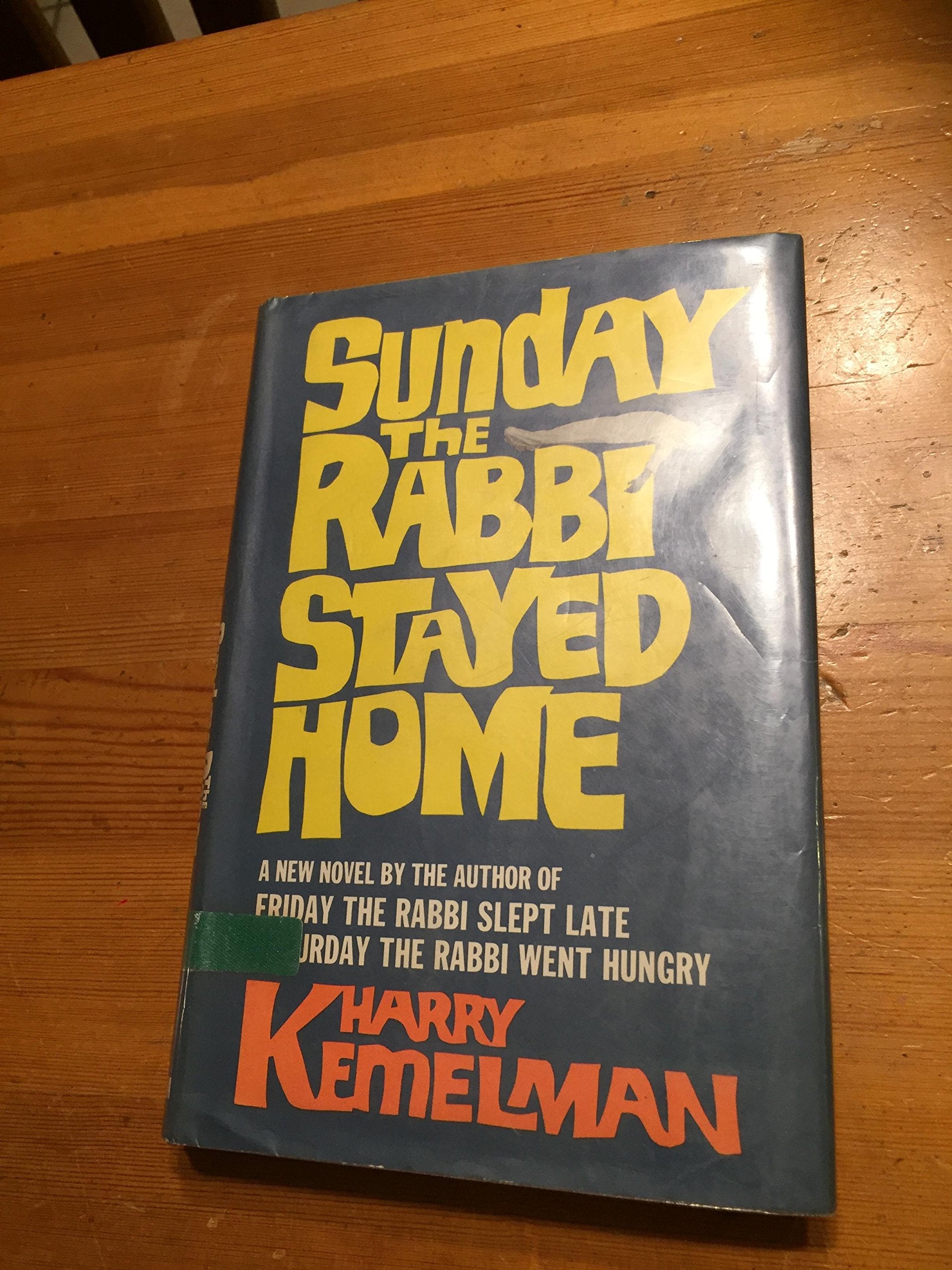 Sunday the Rabbi Stayed Home used book depot