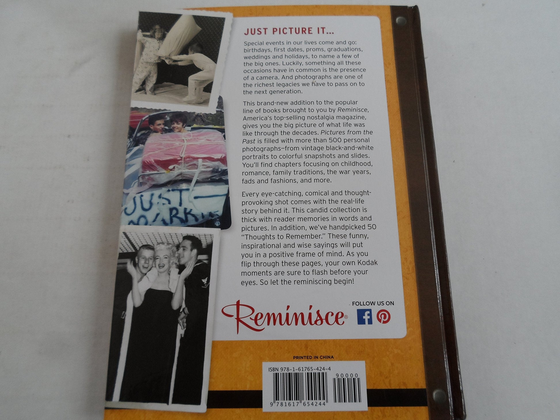 Reminisce Pictures From The Past 2015 used book depot