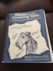 Notes From The Grooming Table by Melissa Verplank used book depot