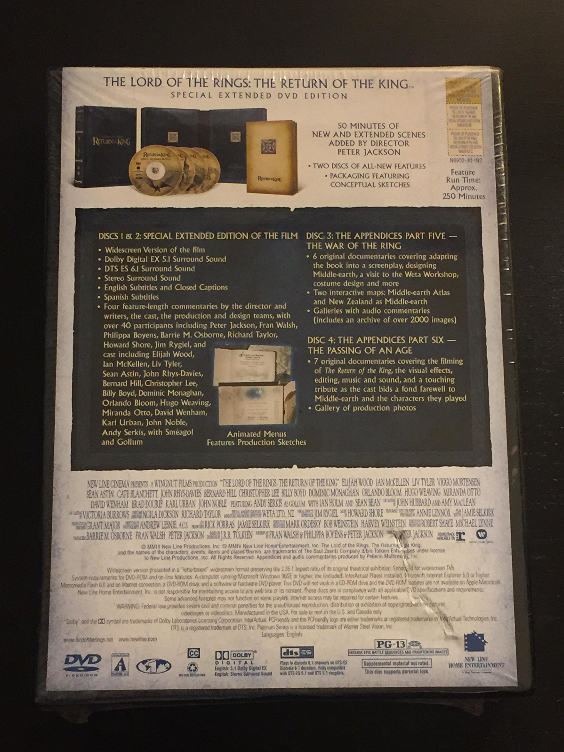 The Lord of the Rings: The Return of the King (Special Extended Edition) [DVD] used book depot