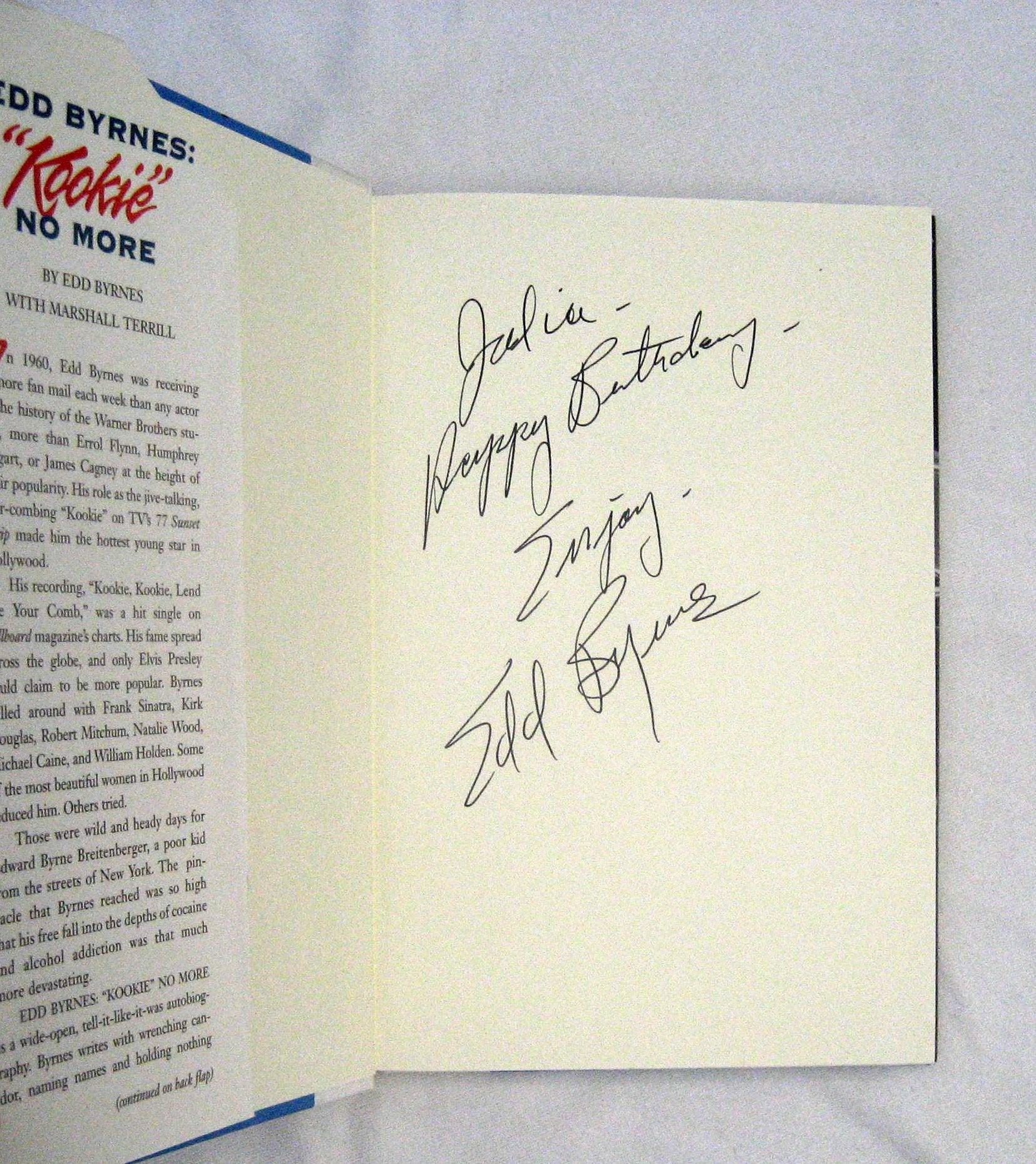 Edd Byrnes: Kookie No More used book depot