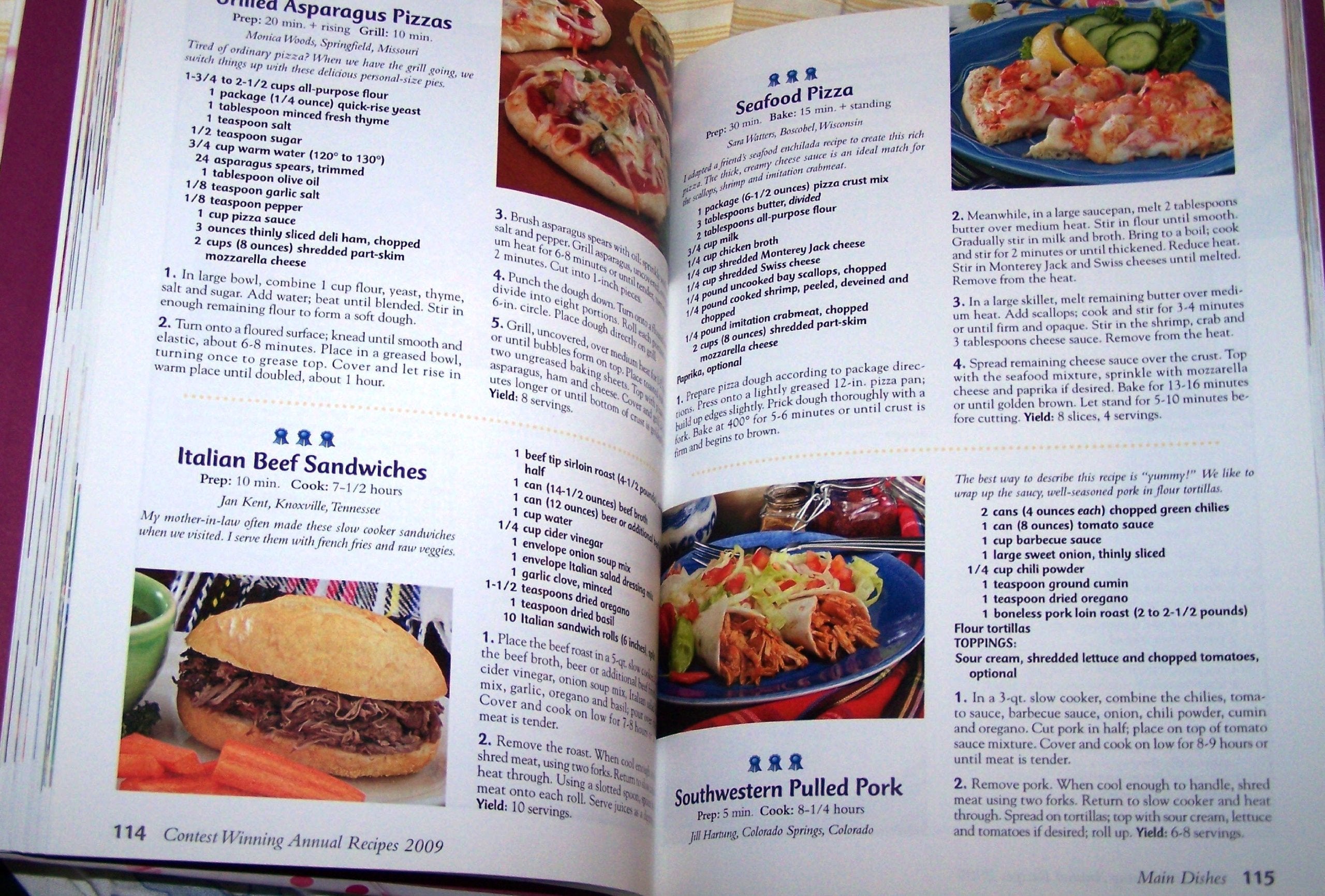 Taste of Home Contest Winning Annual Recipes 2009 used book depot