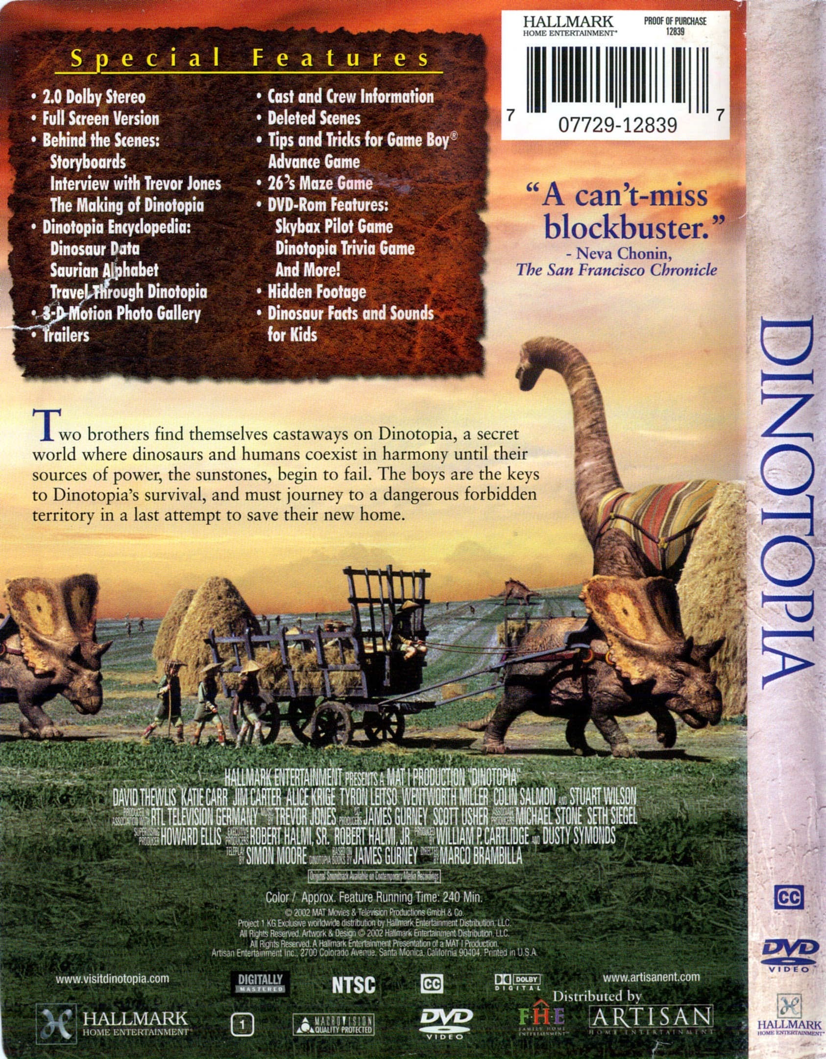 Dinotopia (TV Miniseries) [DVD] used book depot